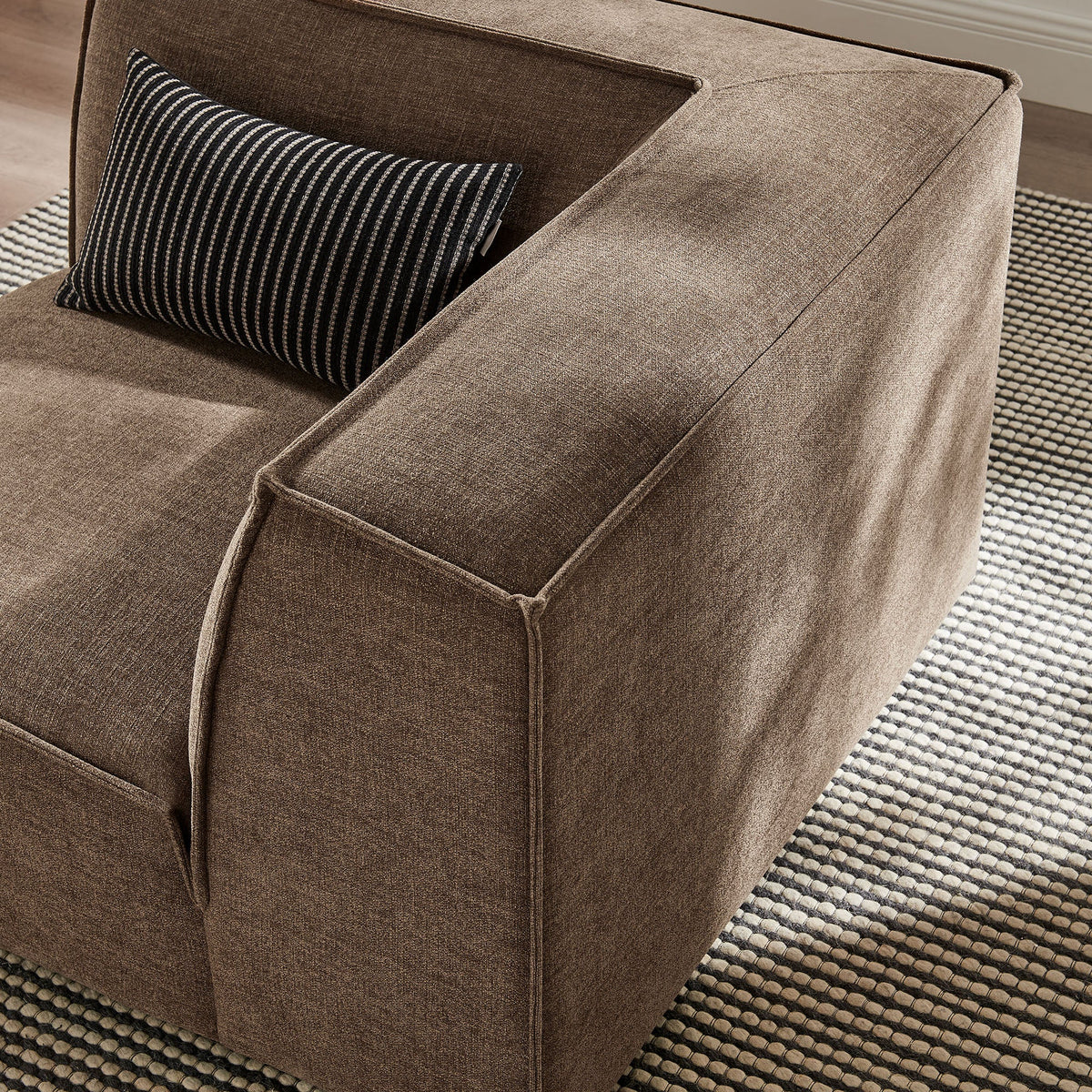 Restore Performance Fabric Upholstered Modular Corner Chair