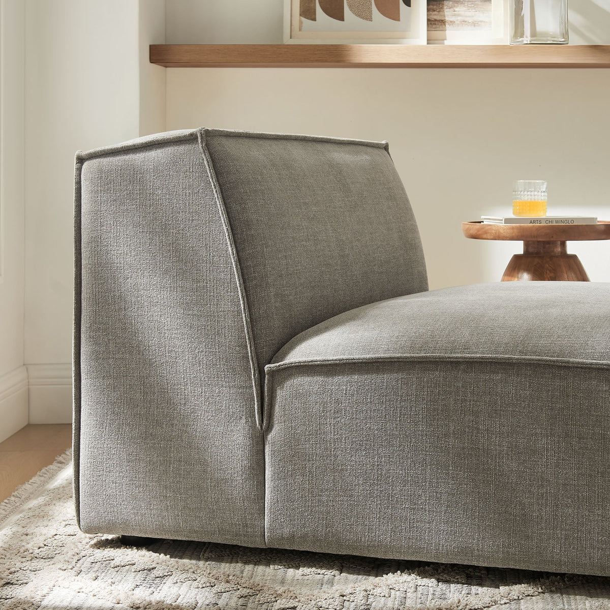 Restore Performance Fabric Upholstered Armless Modular Chair