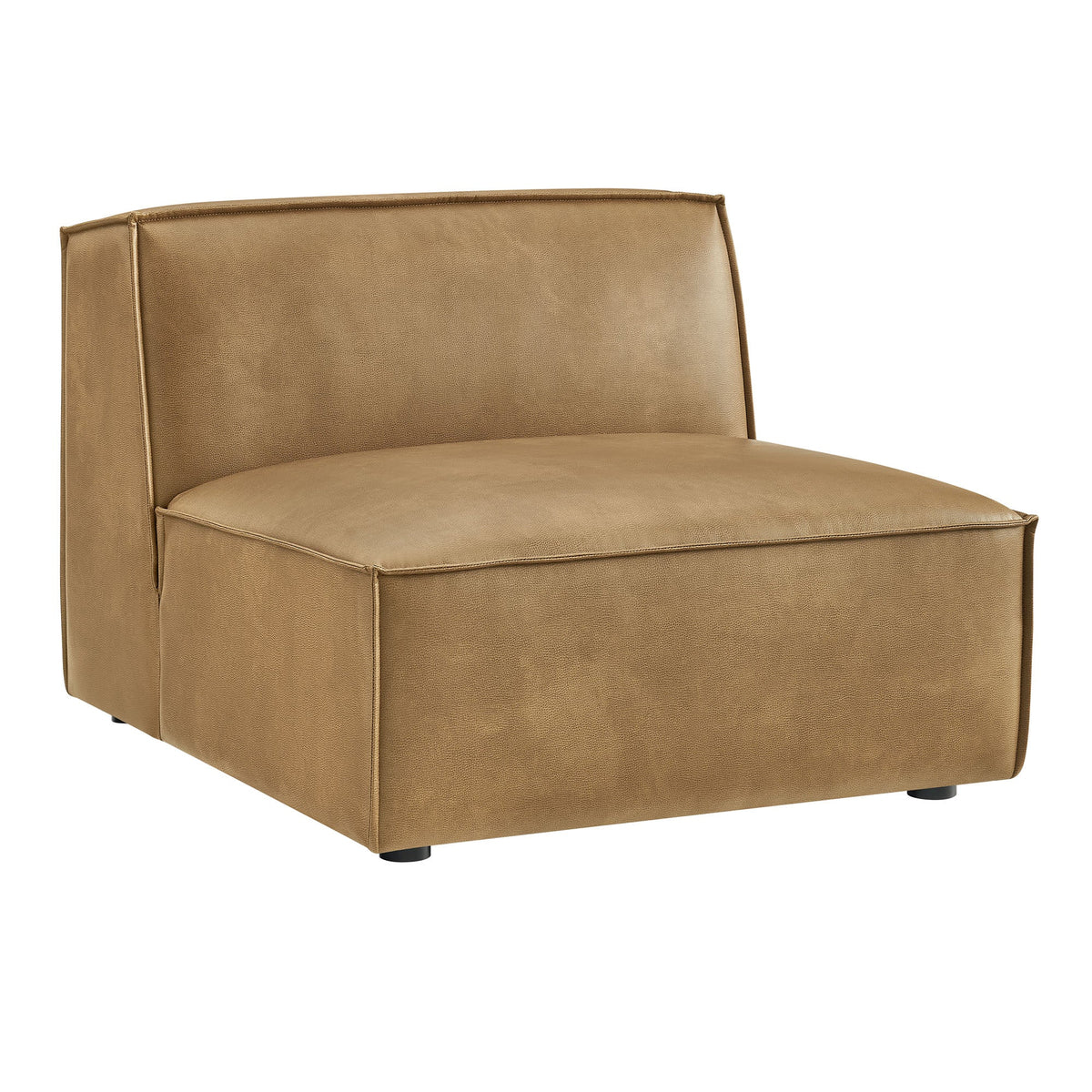Restore Vegan Leather Armless Modular Chair