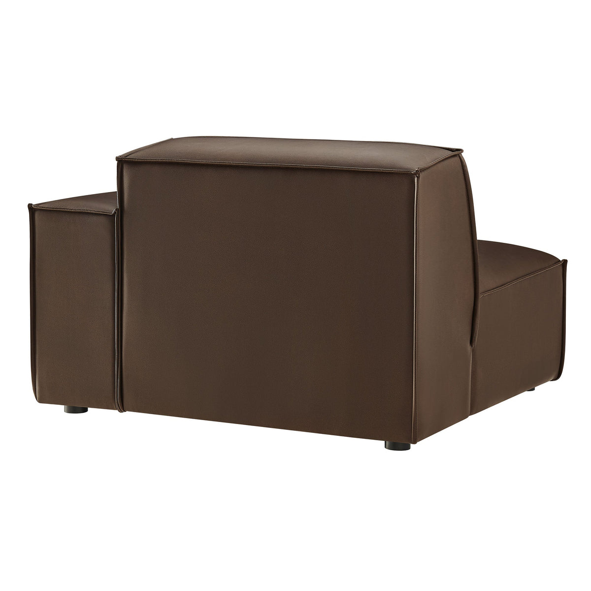Restore Vegan Leather Right-Facing Modular Lounge Chair