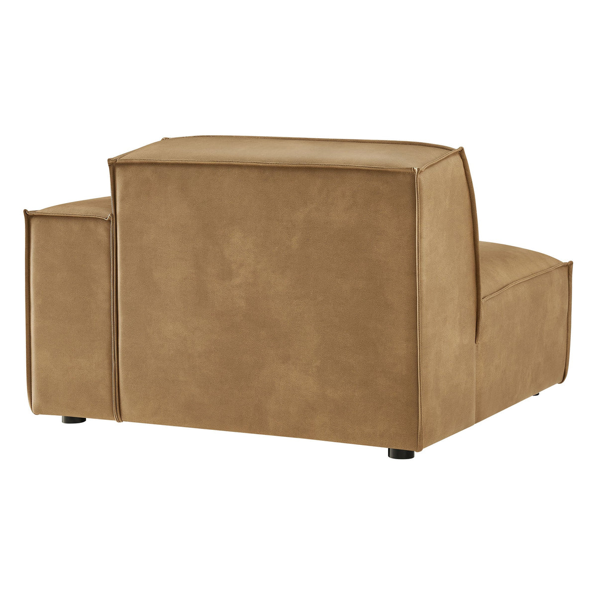 Restore Vegan Leather Right-Facing Modular Lounge Chair