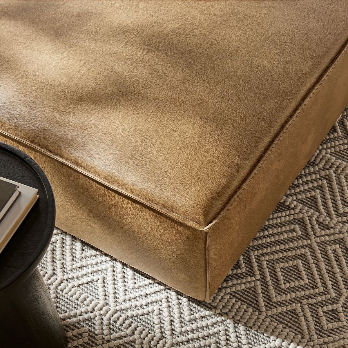 Restore Vegan Leather Modular Ottoman