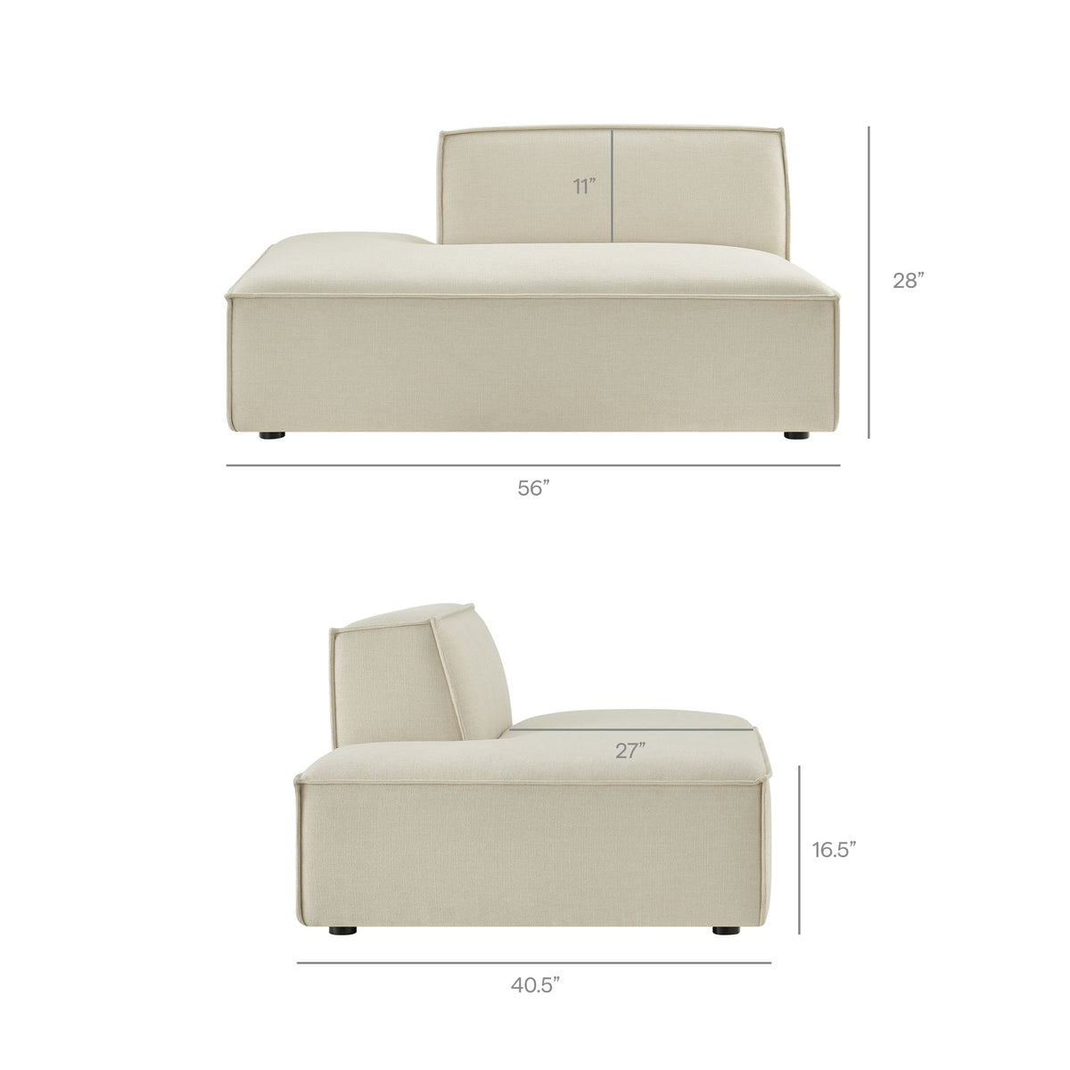 Restore 6-Piece Performance Fabric Upholstered U-Shaped Sectional Sofa
