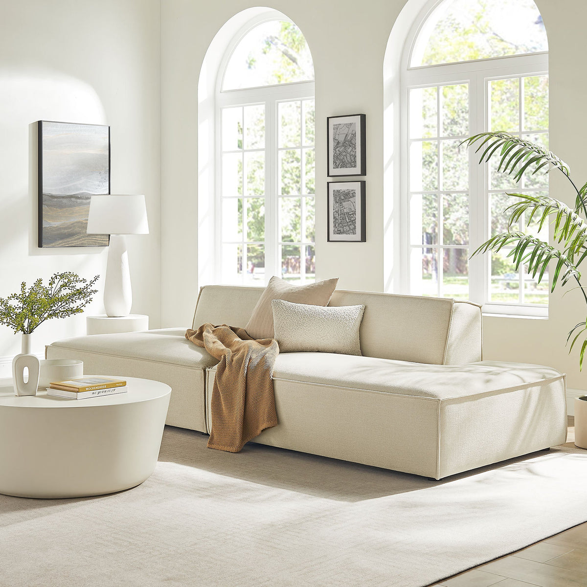 Restore 2-Piece Performance Fabric Upholstered Modular Loveseat - view 26