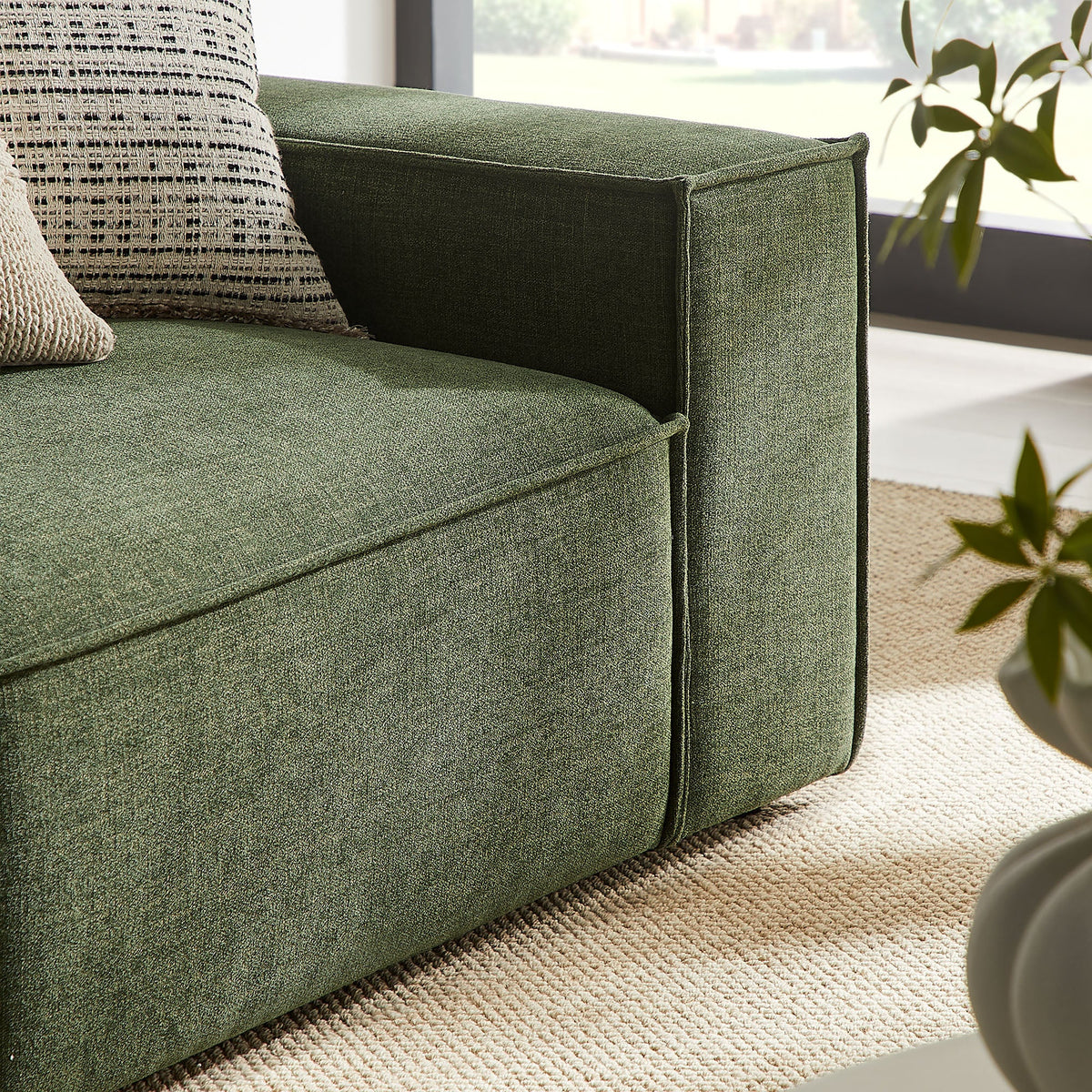 Restore 2-Piece Performance Fabric Upholstered Modular Loveseat