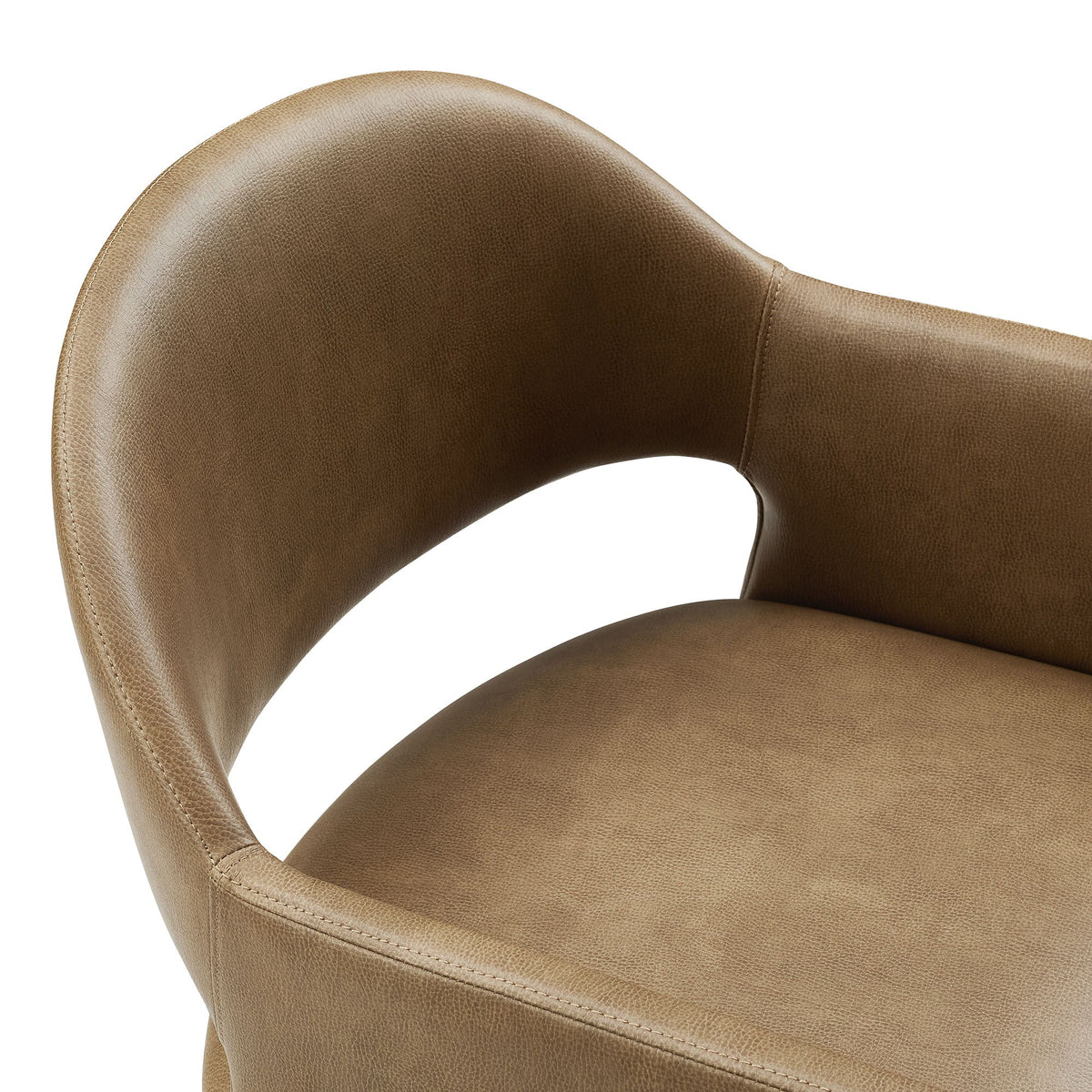 Talia Vegan Leather Dining Armchair - view 9