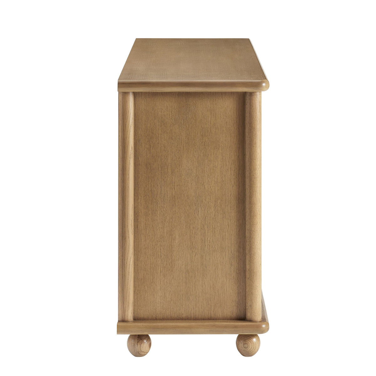 Marola 71 Inch Oak Wood Seagrass Sideboard - view 2