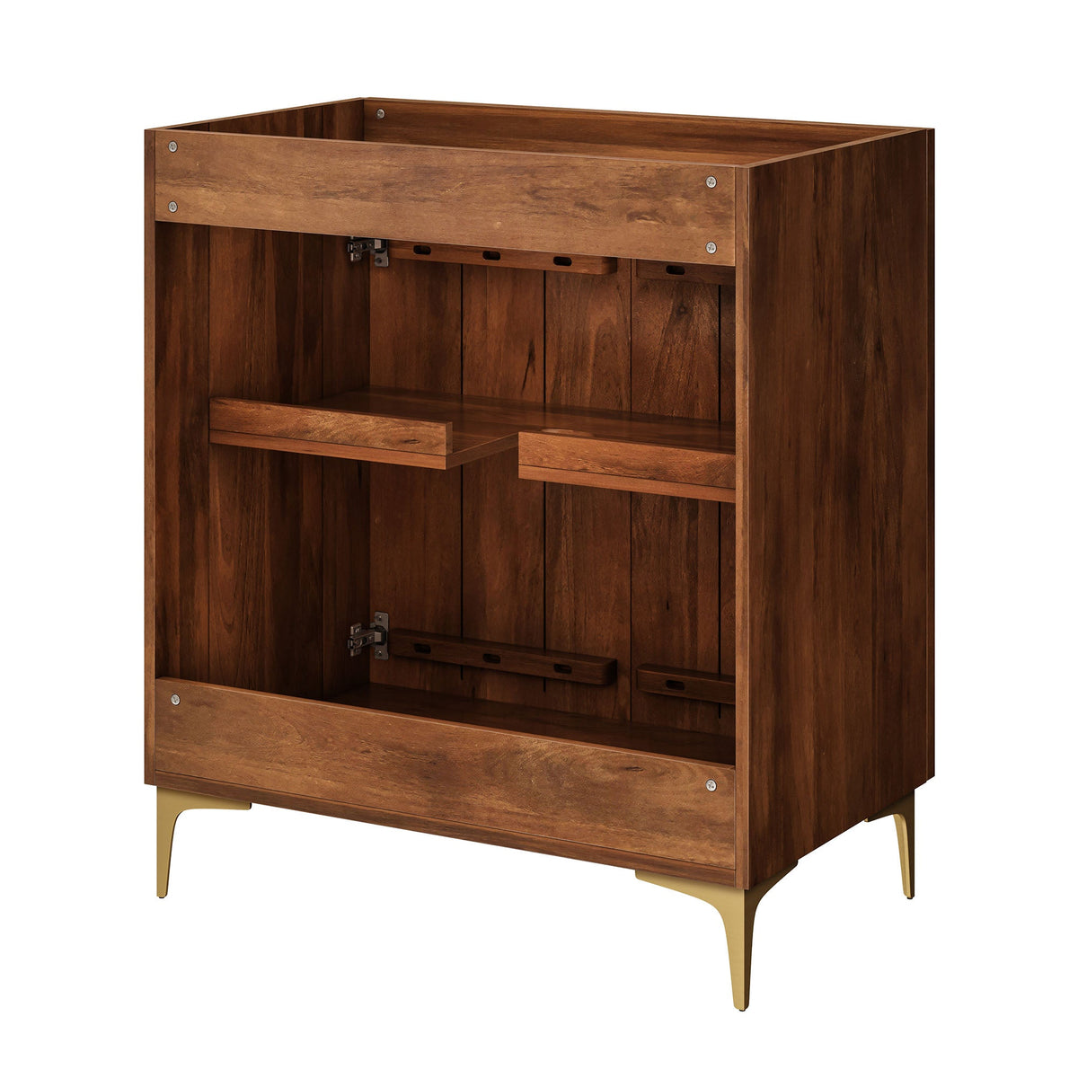 Vernon 30" Fluted Wood Vanity Cabinet Without Sink