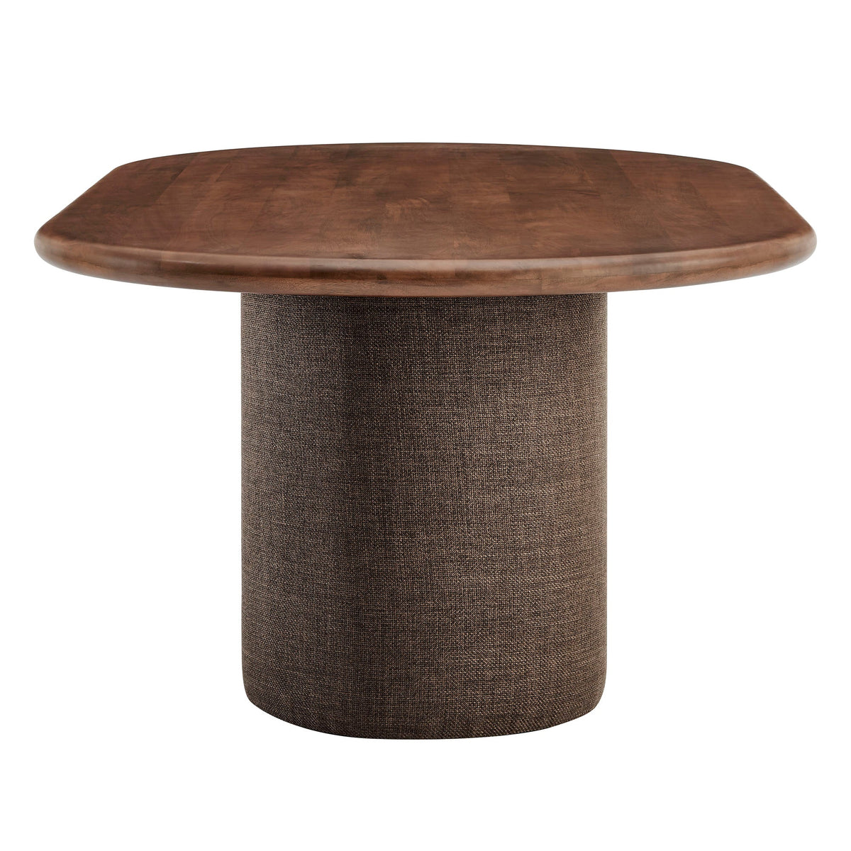 Enric 84 Inch Mango Wood Oval Dining Table