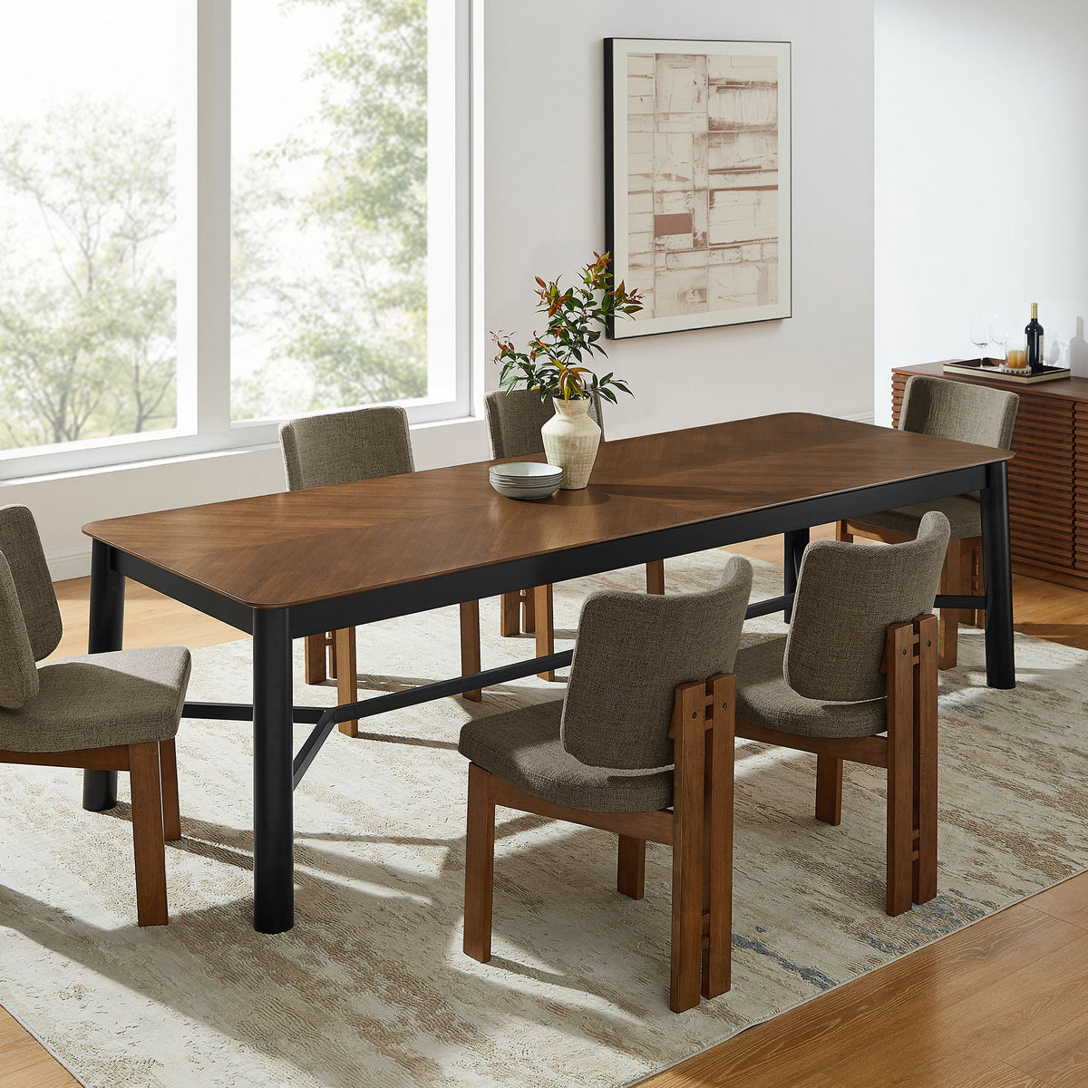 Ashlan 110" Rectangle Dining Table - view 8