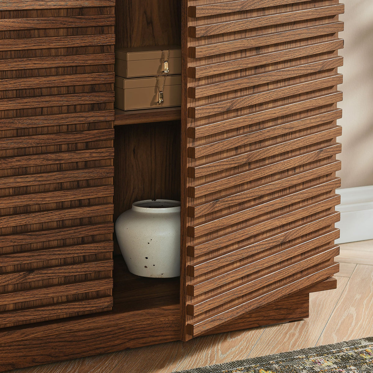Render 2-Door Fluted Accent Cabinet - view 11