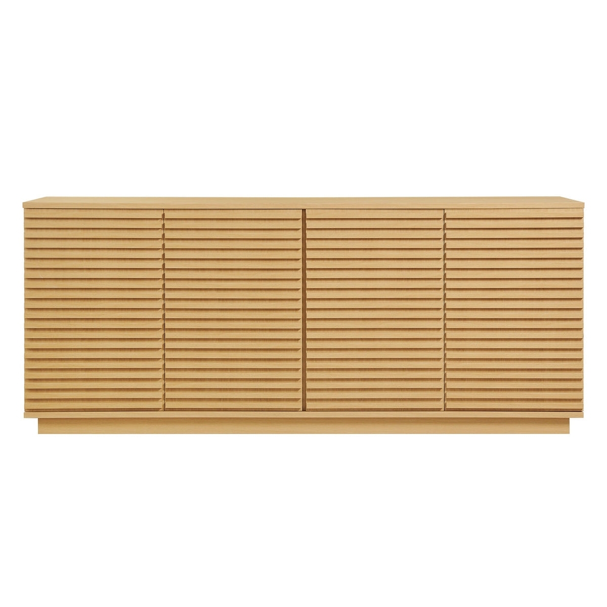 Render 4-Door Fluted Sideboard Cabinet TV Stand - view 6