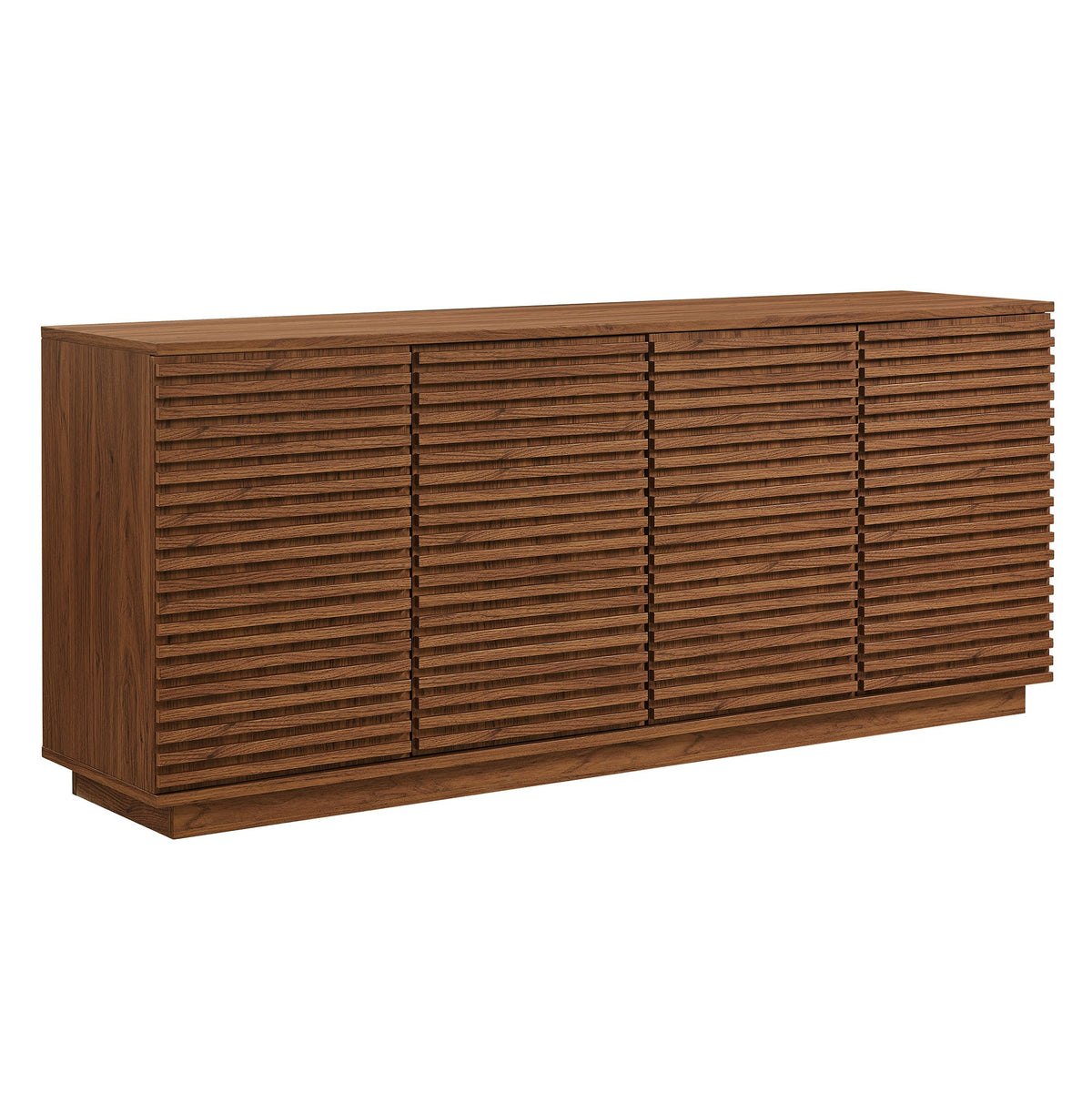 Render 4-Door Fluted Sideboard Cabinet TV Stand - view 1