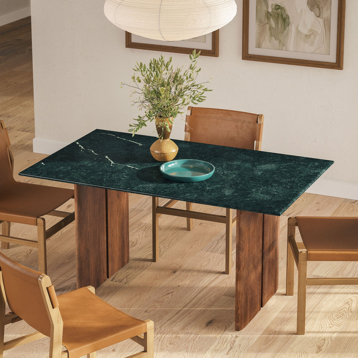 Amistad 60 Inch Marble Dining Table