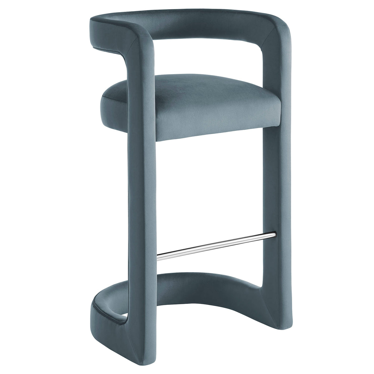 Winslow Performance Velvet Bar Stool Set of 2