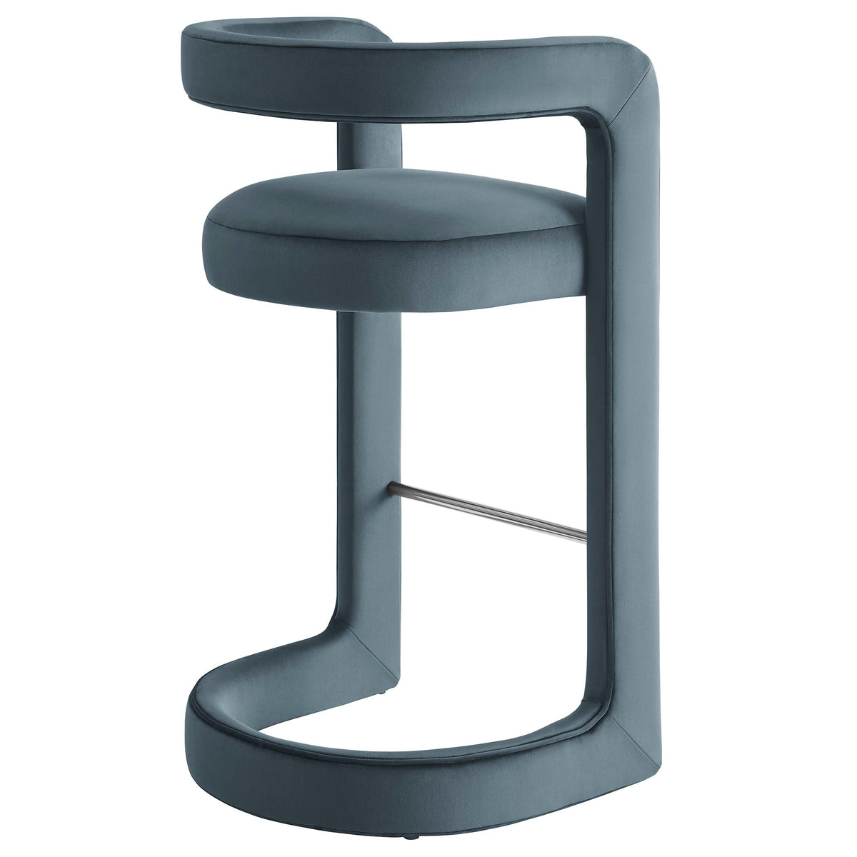 Winslow Performance Velvet Bar Stool Set of 2
