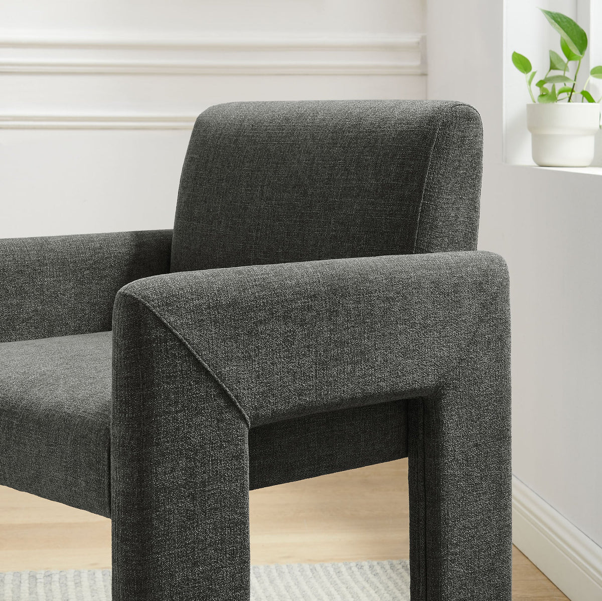 Daven Fabric Upholstered Dining Chair - view 34