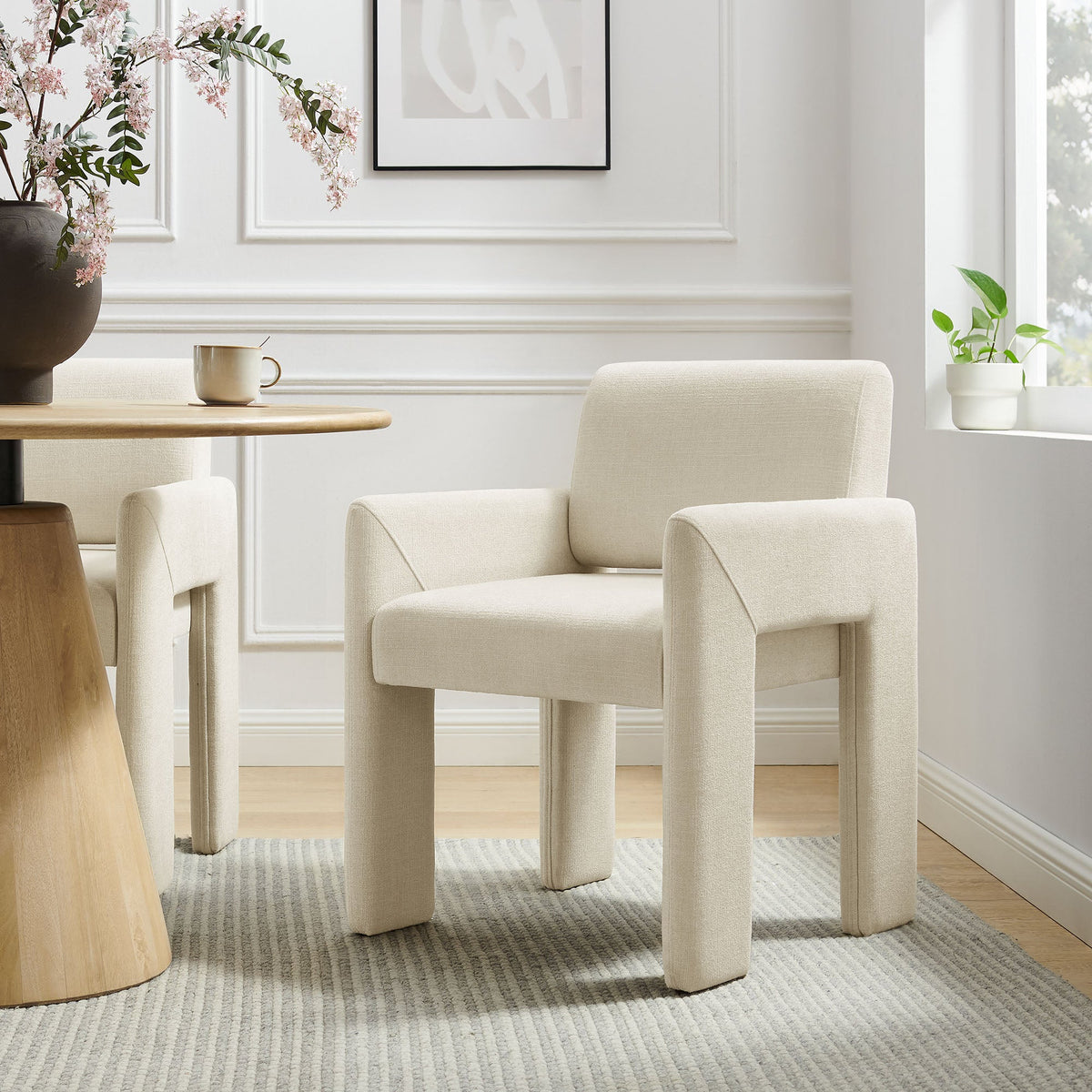 Daven Fabric Upholstered Dining Chair - view 39