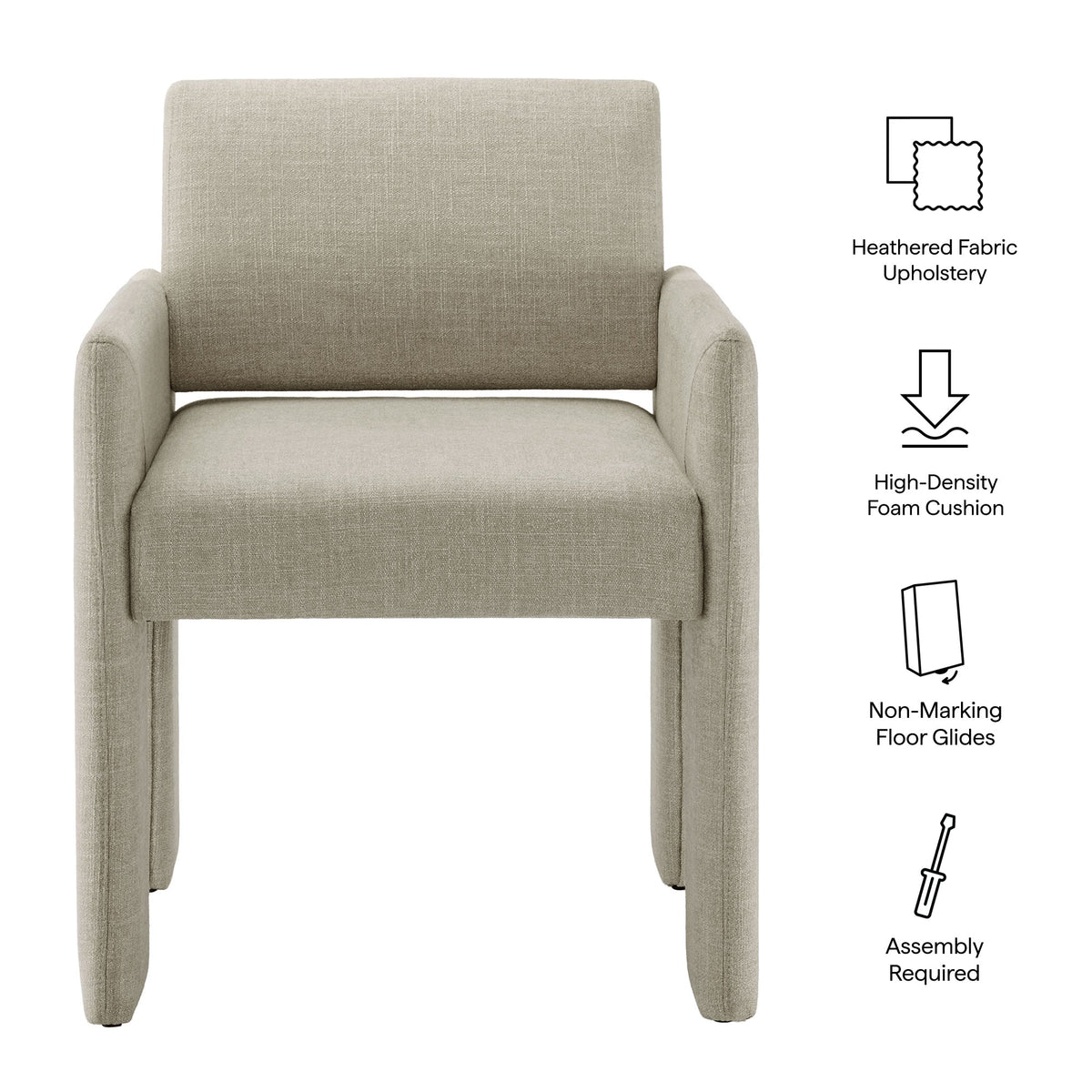 Daven Fabric Upholstered Dining Chair - view 44