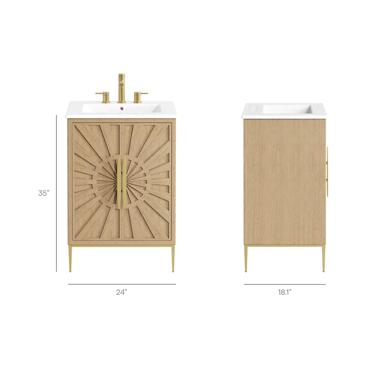 Awaken 24" Bathroom Vanity - view 14