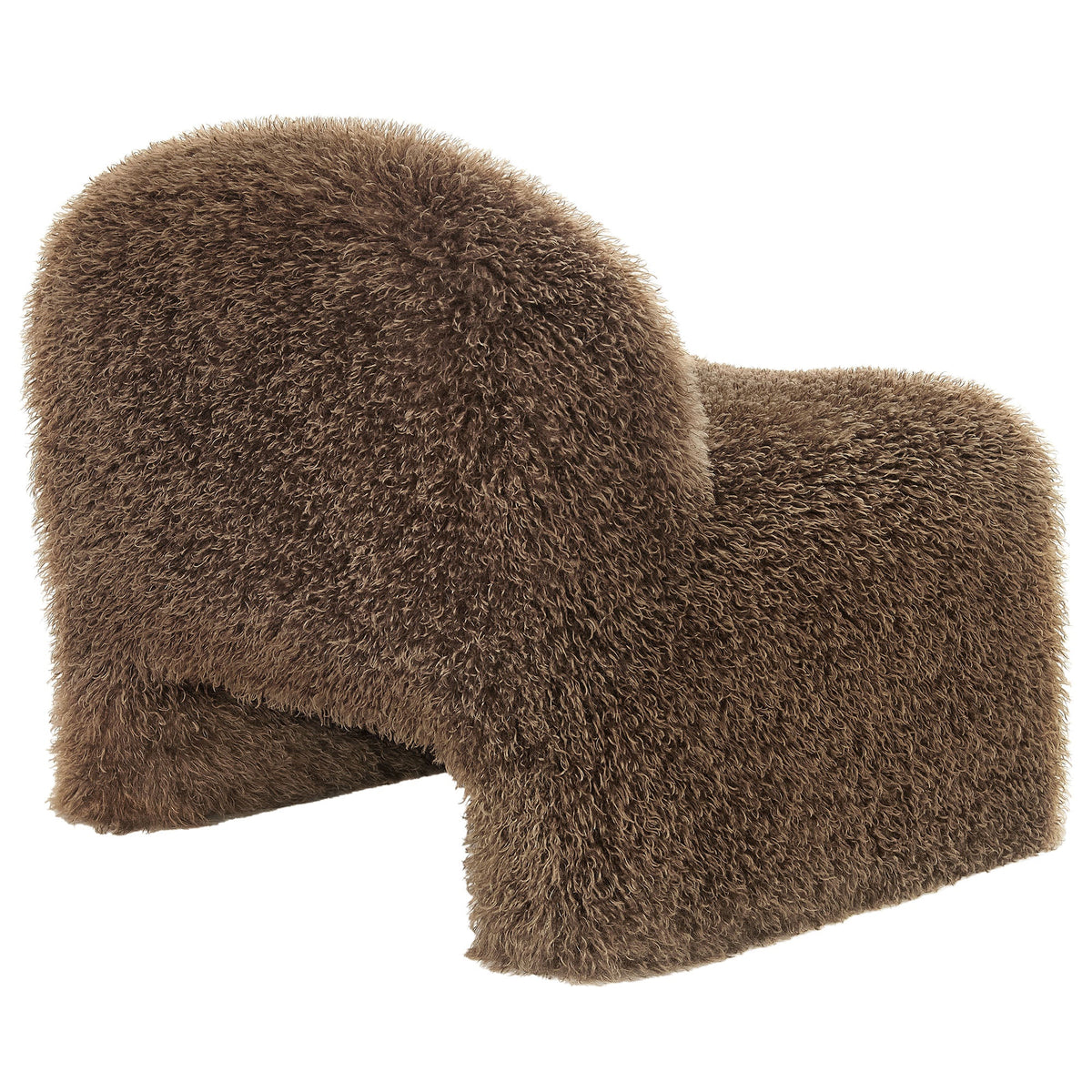 Mina Faux Fur Accent Chair - view 8
