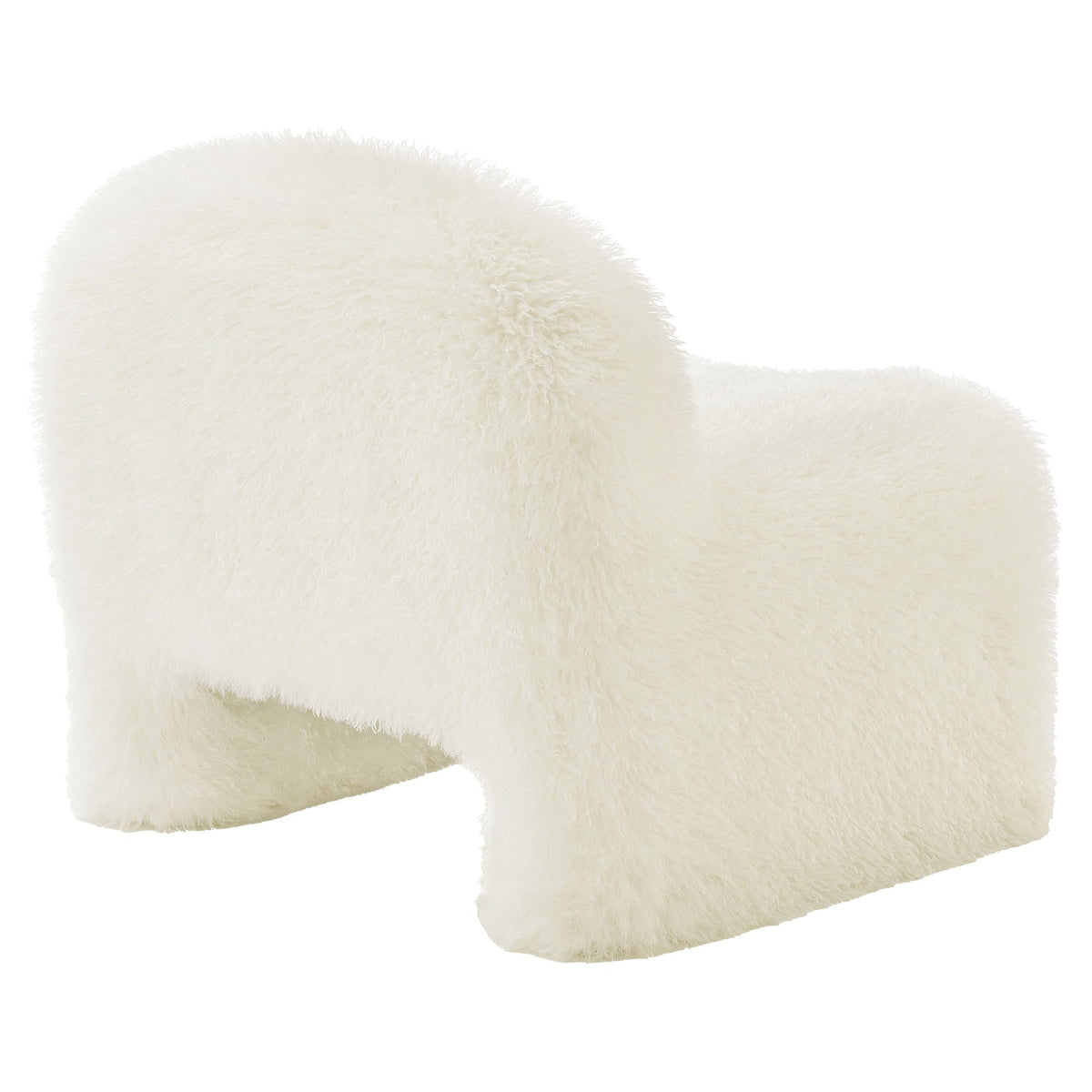 Mina Faux Fur Accent Chair - view 7