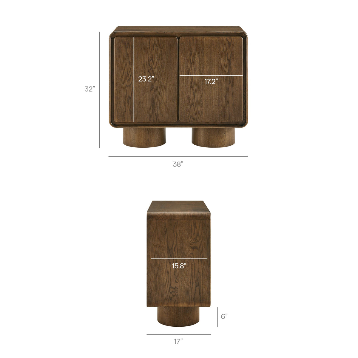 Lumo 2-Door Accent Cabinet