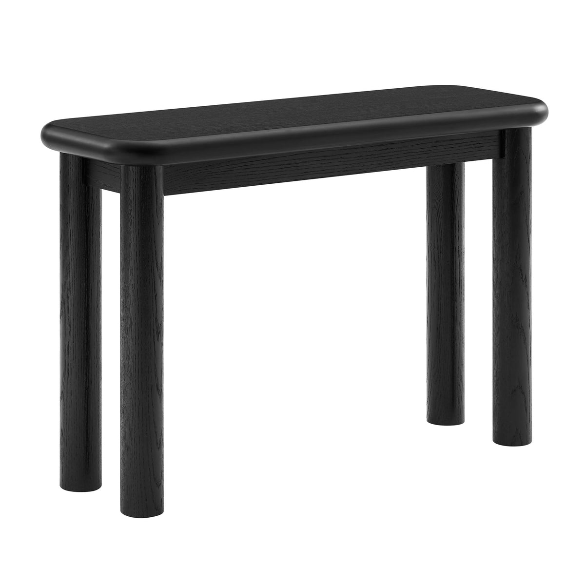 Alvia Oak Wood Console Table