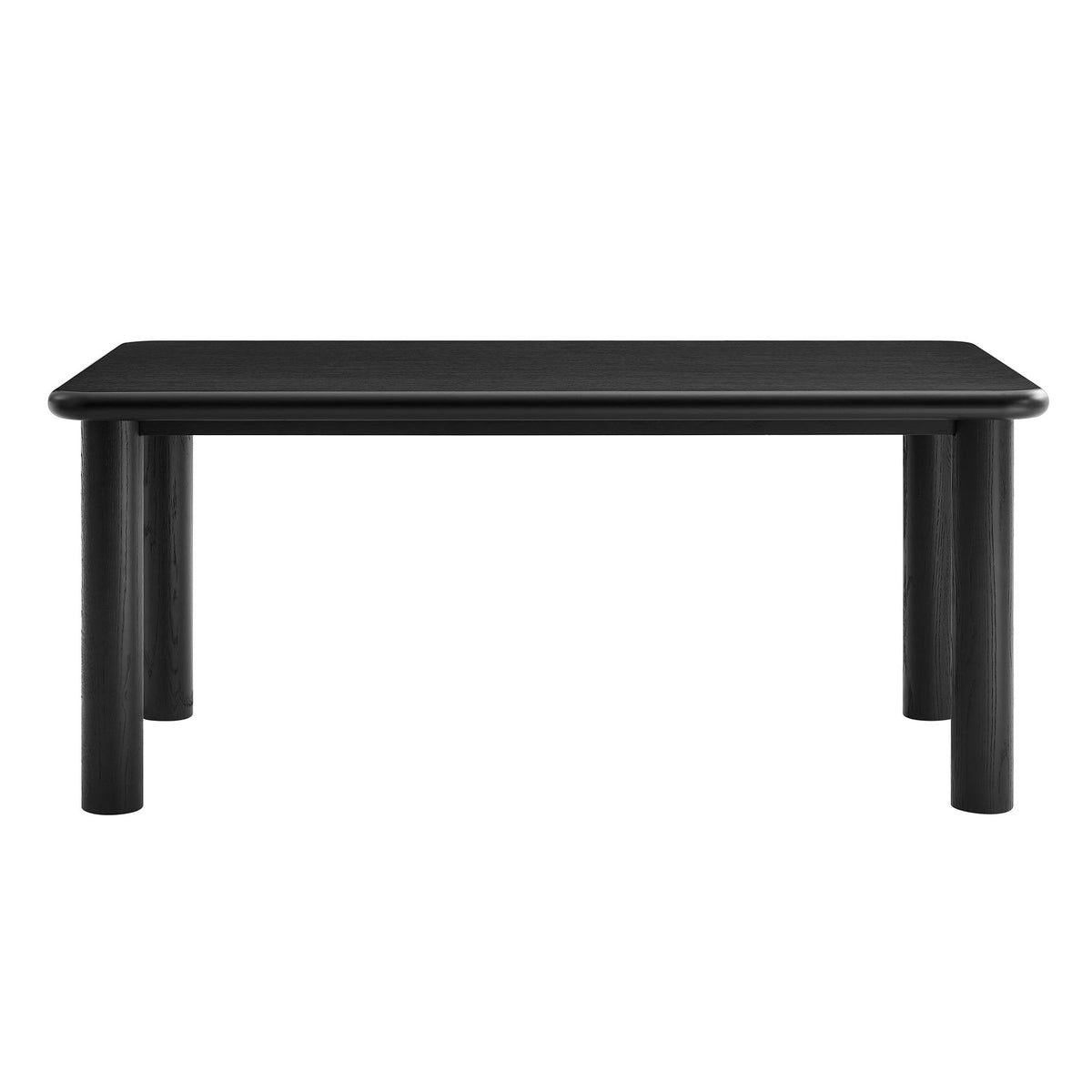 Alvia 72" Rectangular Oak Wood Dining Table