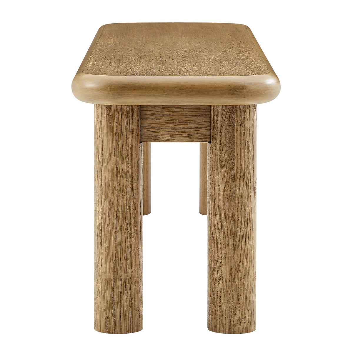 Alvia 58" Oak Wood Bench