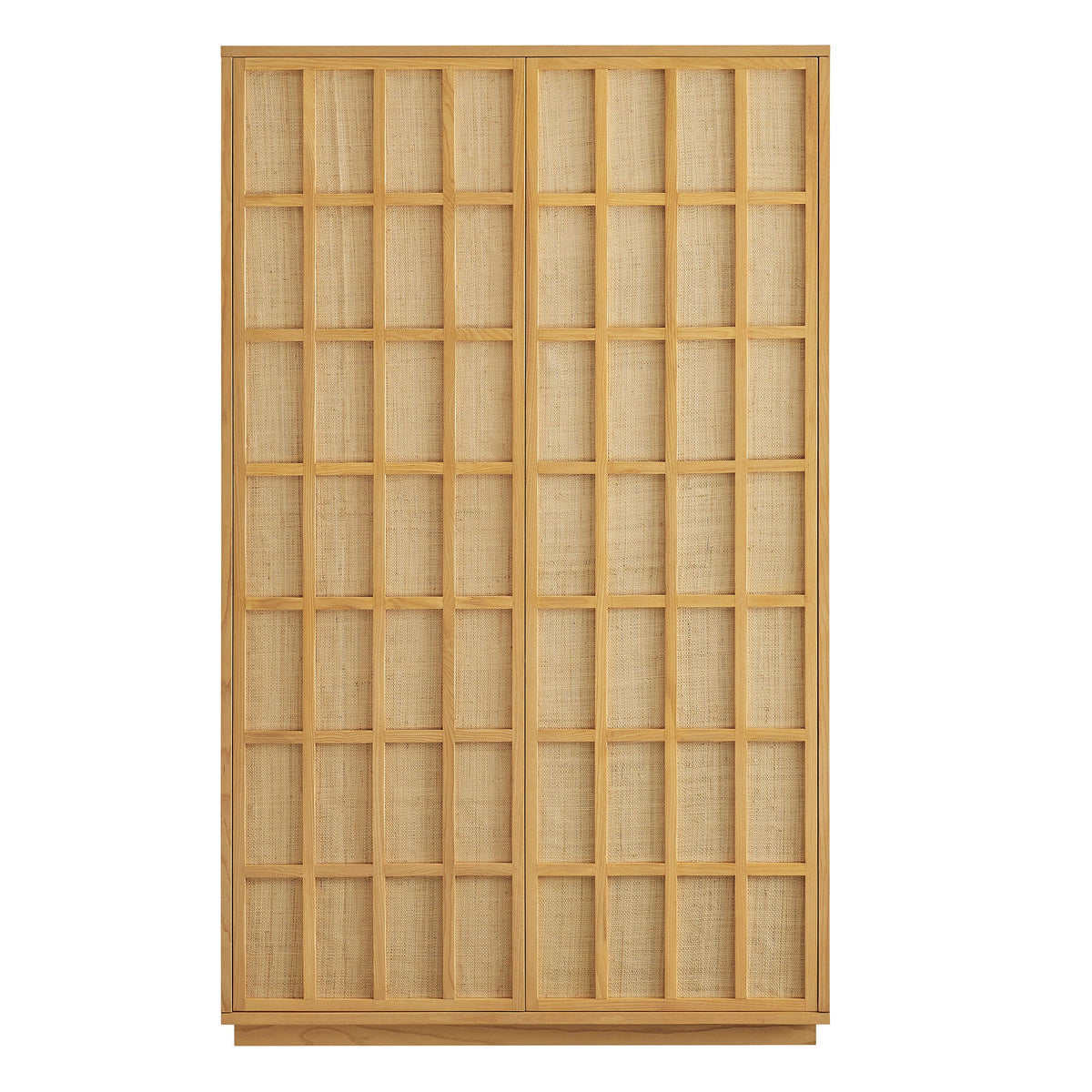 Aiko 64 Inch Tall Japandi Storage Cabinet