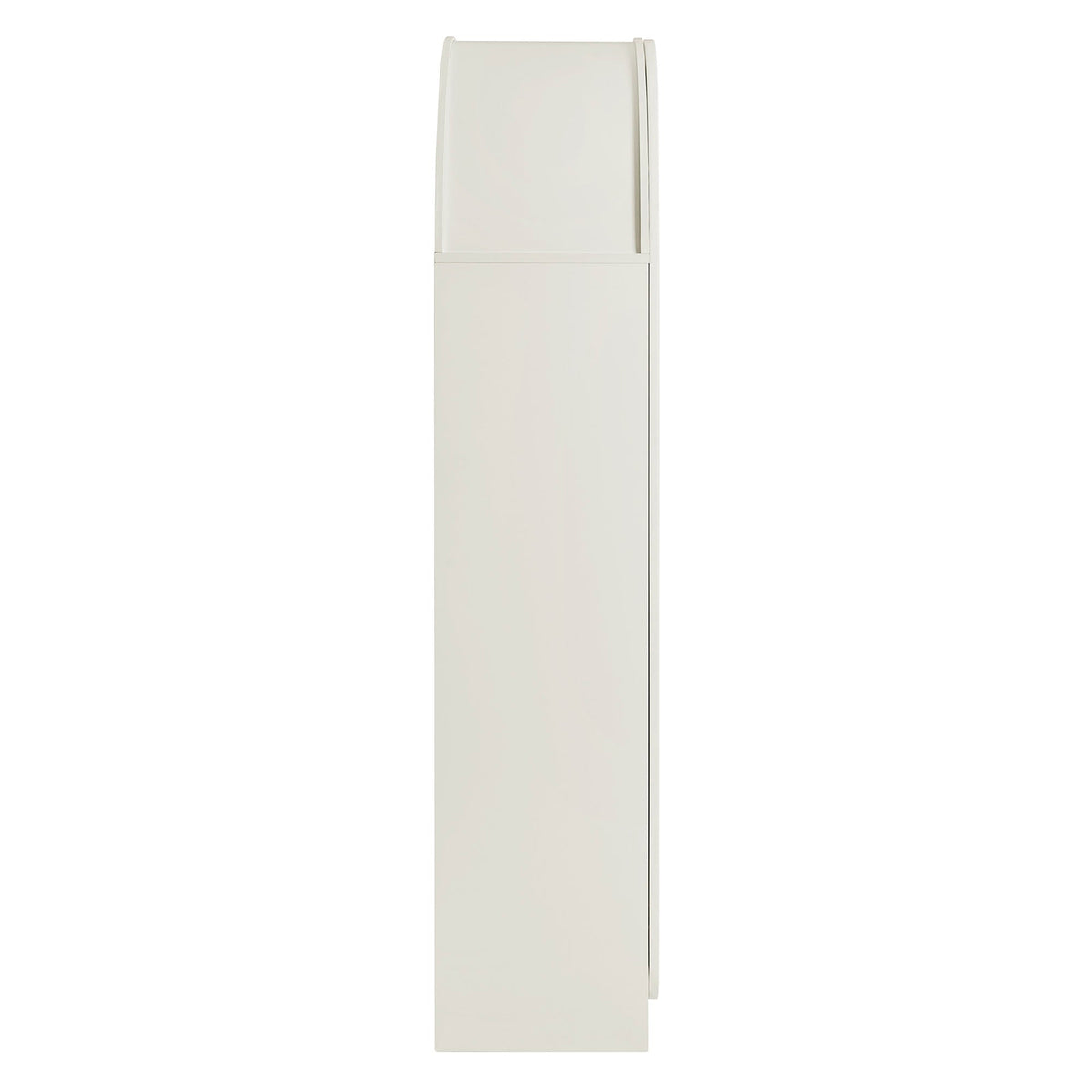 Dahlia 78 Inch Fluted and Scalloped Arched Storage Cabinet