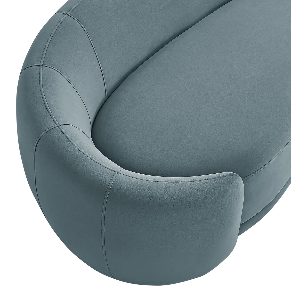 Contessa Curved Performance Velvet Sofa