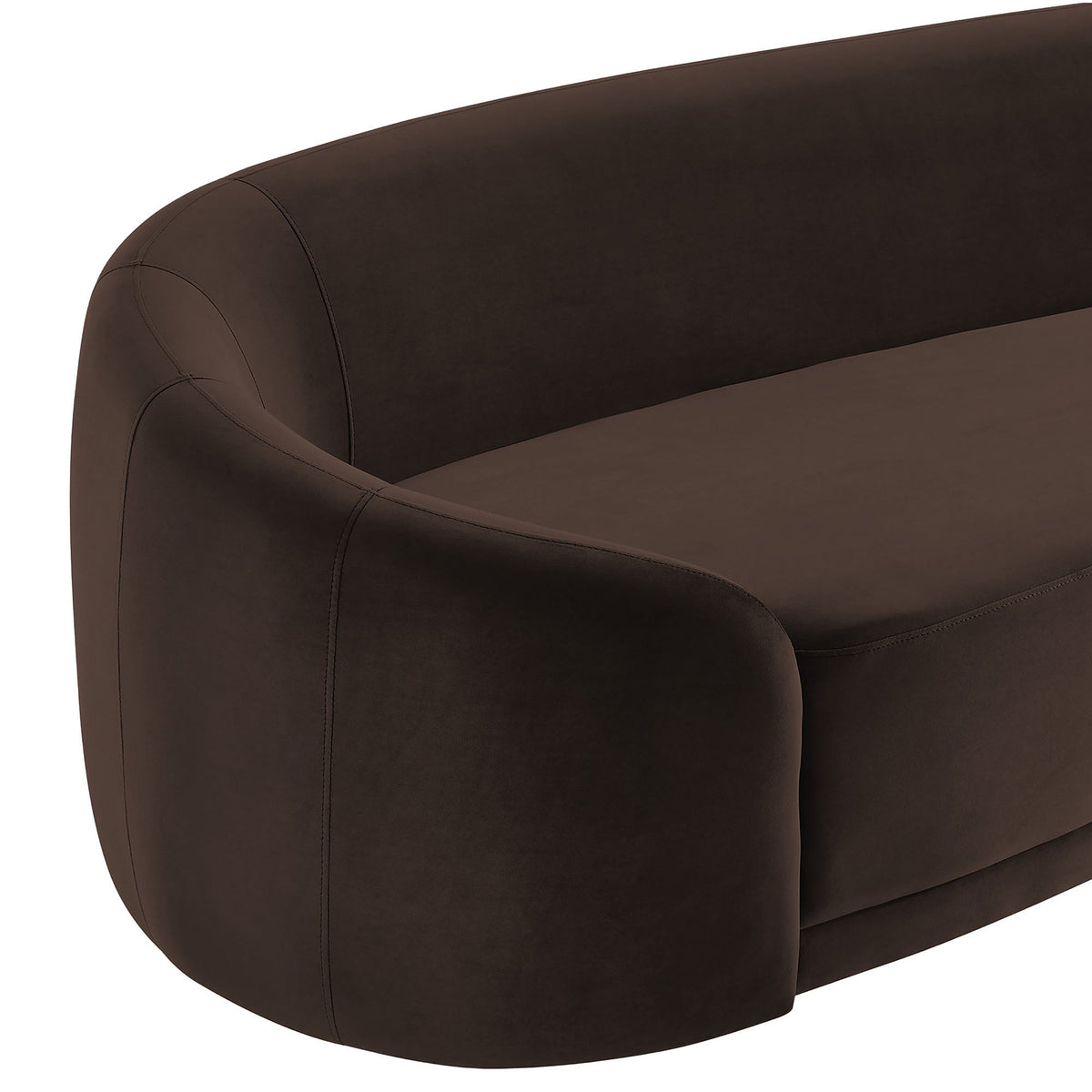 Contessa Curved Performance Velvet Sofa