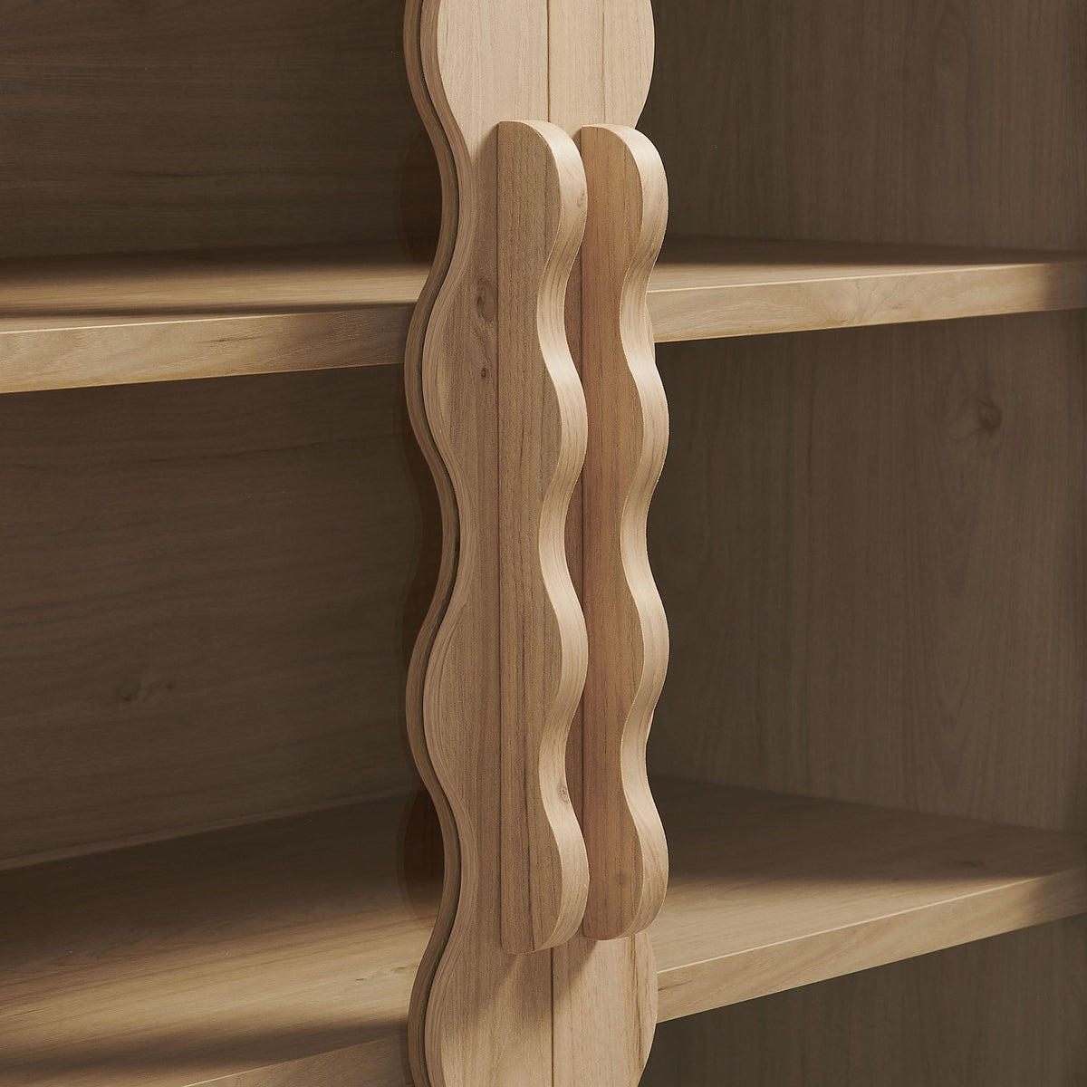 Rory 76 Inch Arched Kitchen Pantry Cabinet - view 9