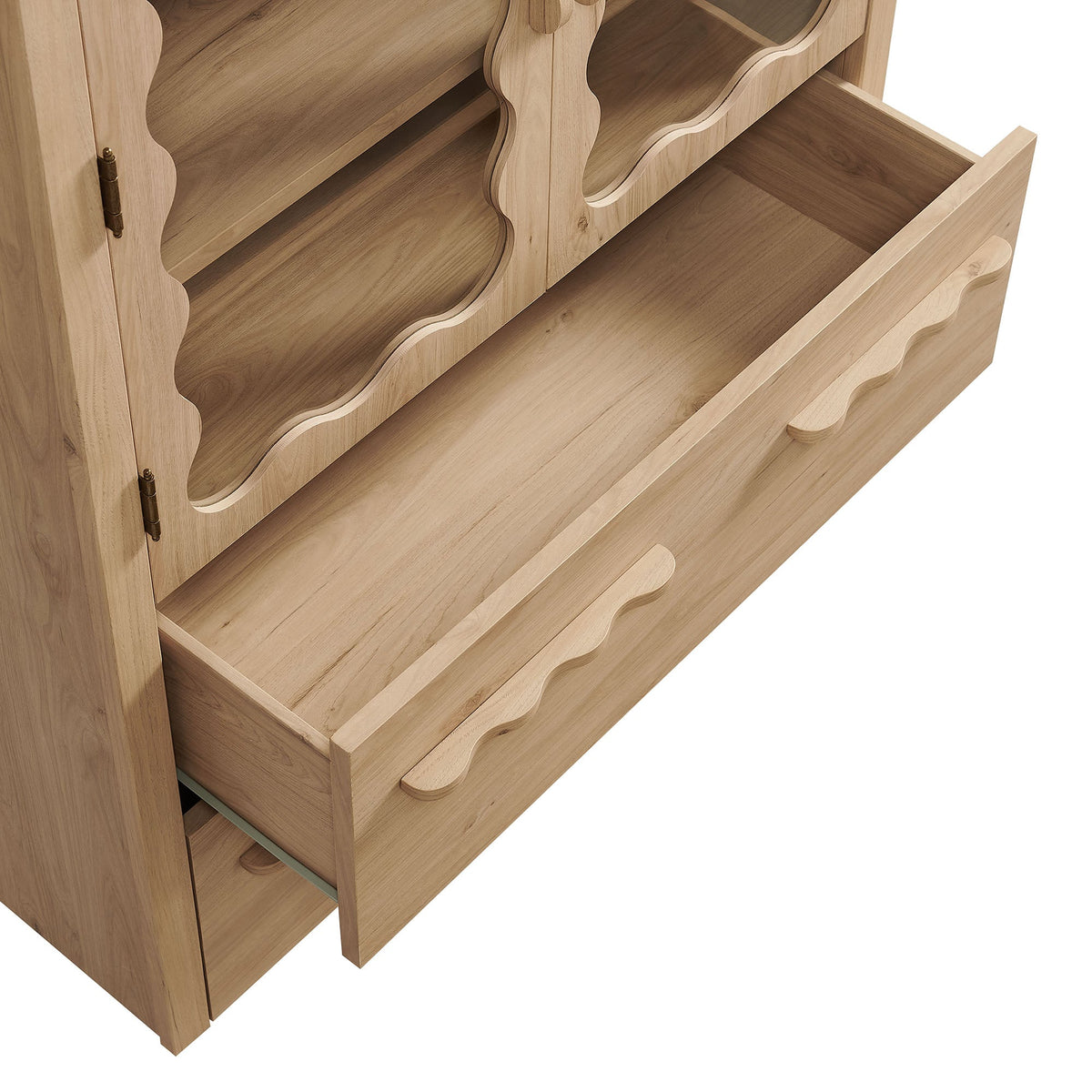 Rory 76 Inch Arched Kitchen Pantry Cabinet - view 11
