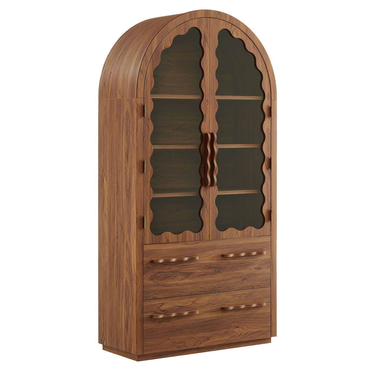 Rory 76 Inch Arched Kitchen Pantry Cabinet - view 2