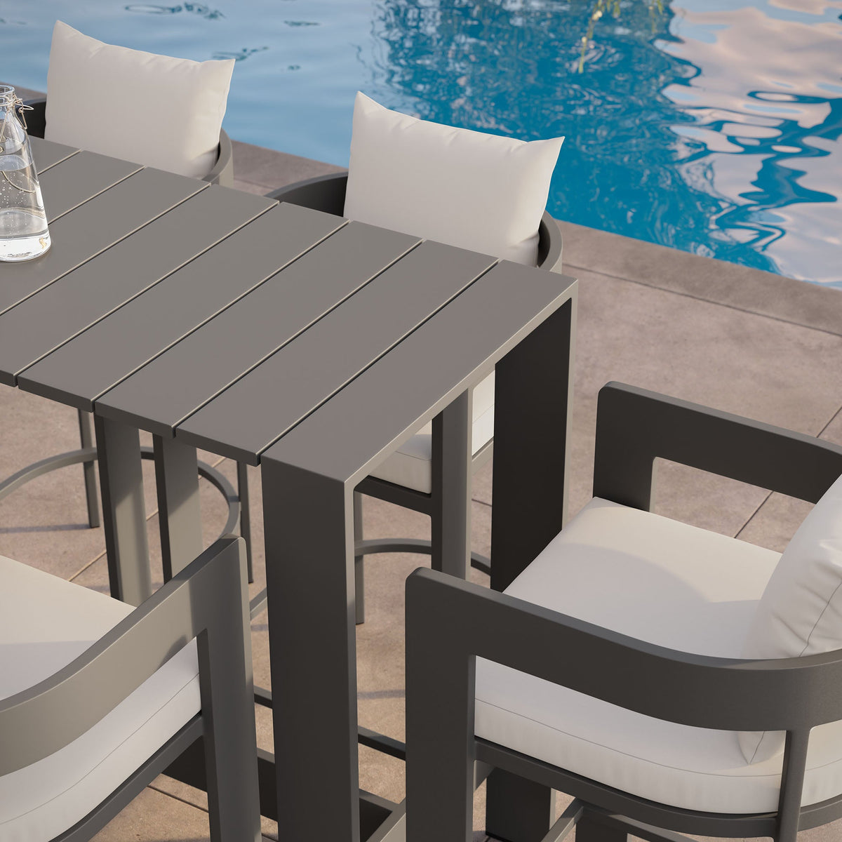 Tahoe 5-Piece Outdoor Bar Table Set