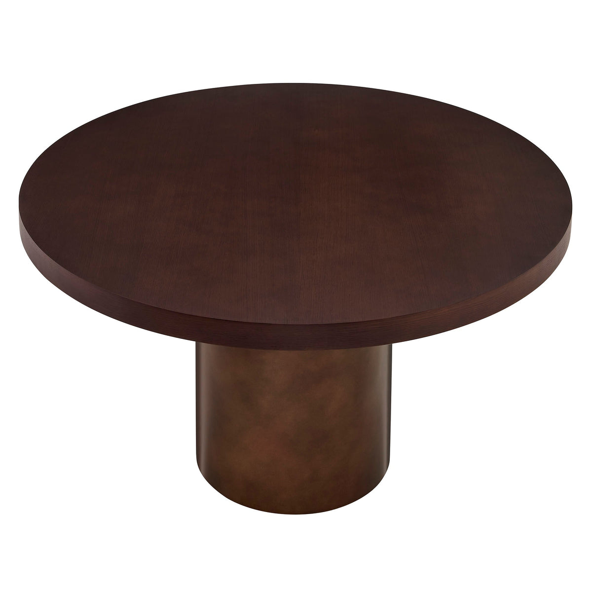 Annette 54 Inch Round Pedestal Base Dining Table