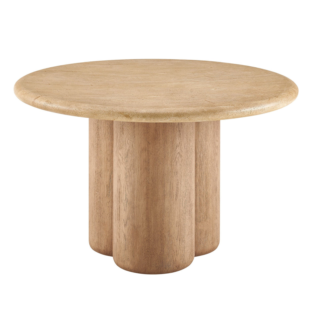 Tori 48 Inch Round Indoor and Outdoor Dining Table