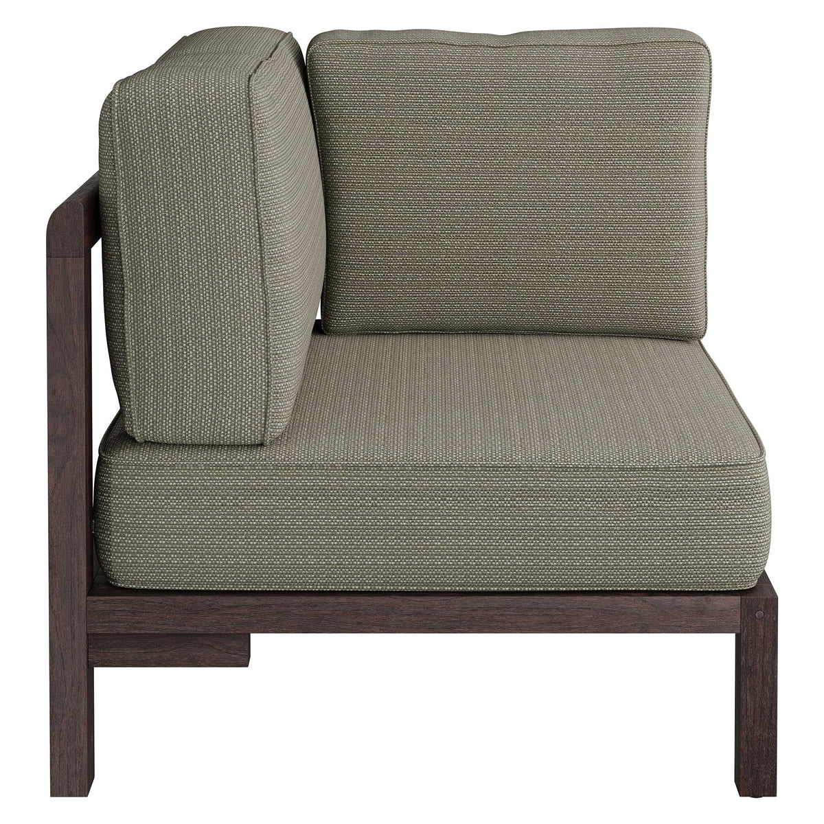Kona Outdoor Teak Wood Corner Modular Chair