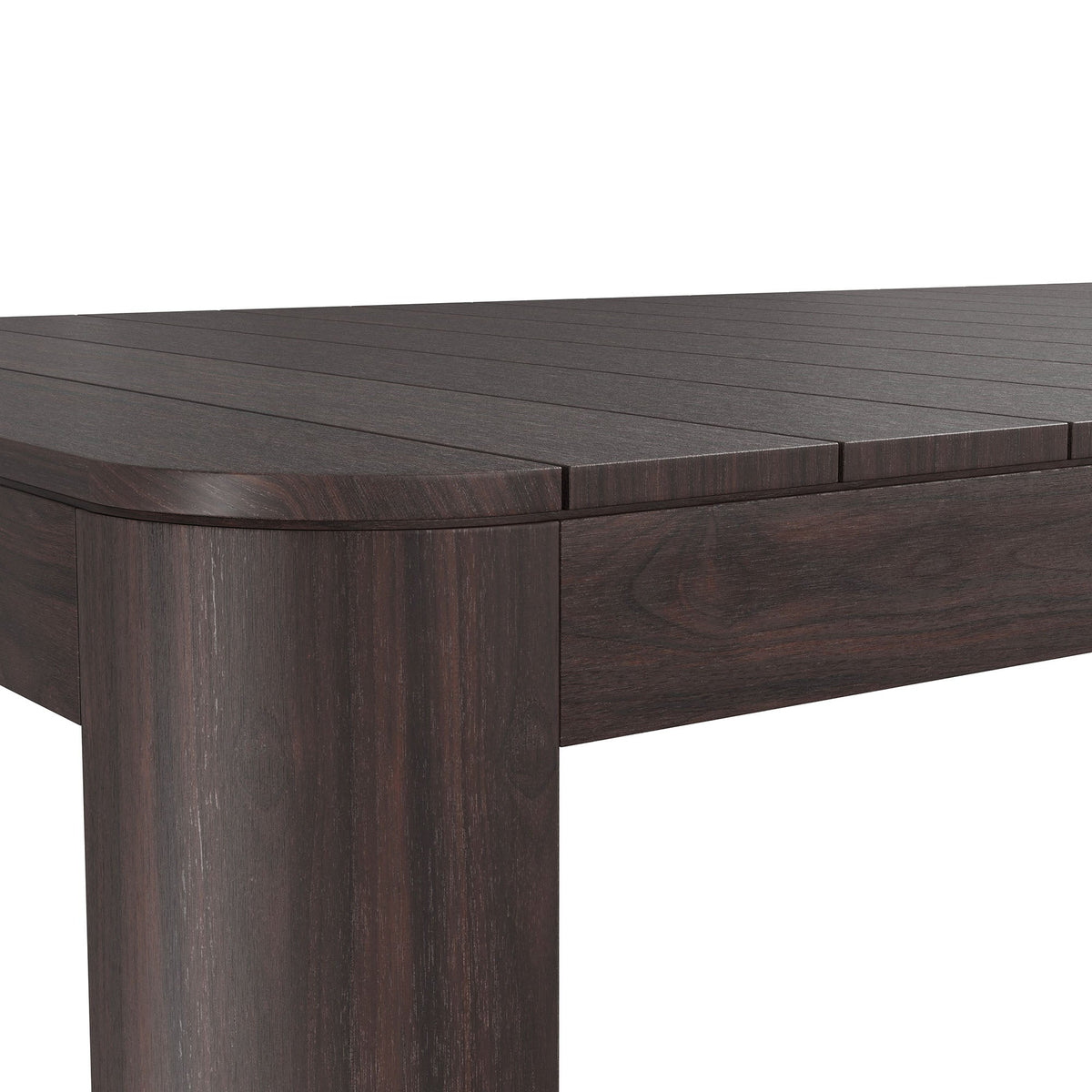 Kona 87 Inch Outdoor Teak Wood Dining Table - view 10