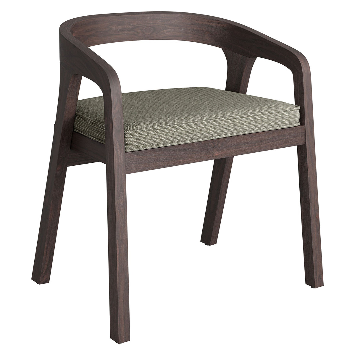 Kona Outdoor Teak Wood Barrel Dining Chair