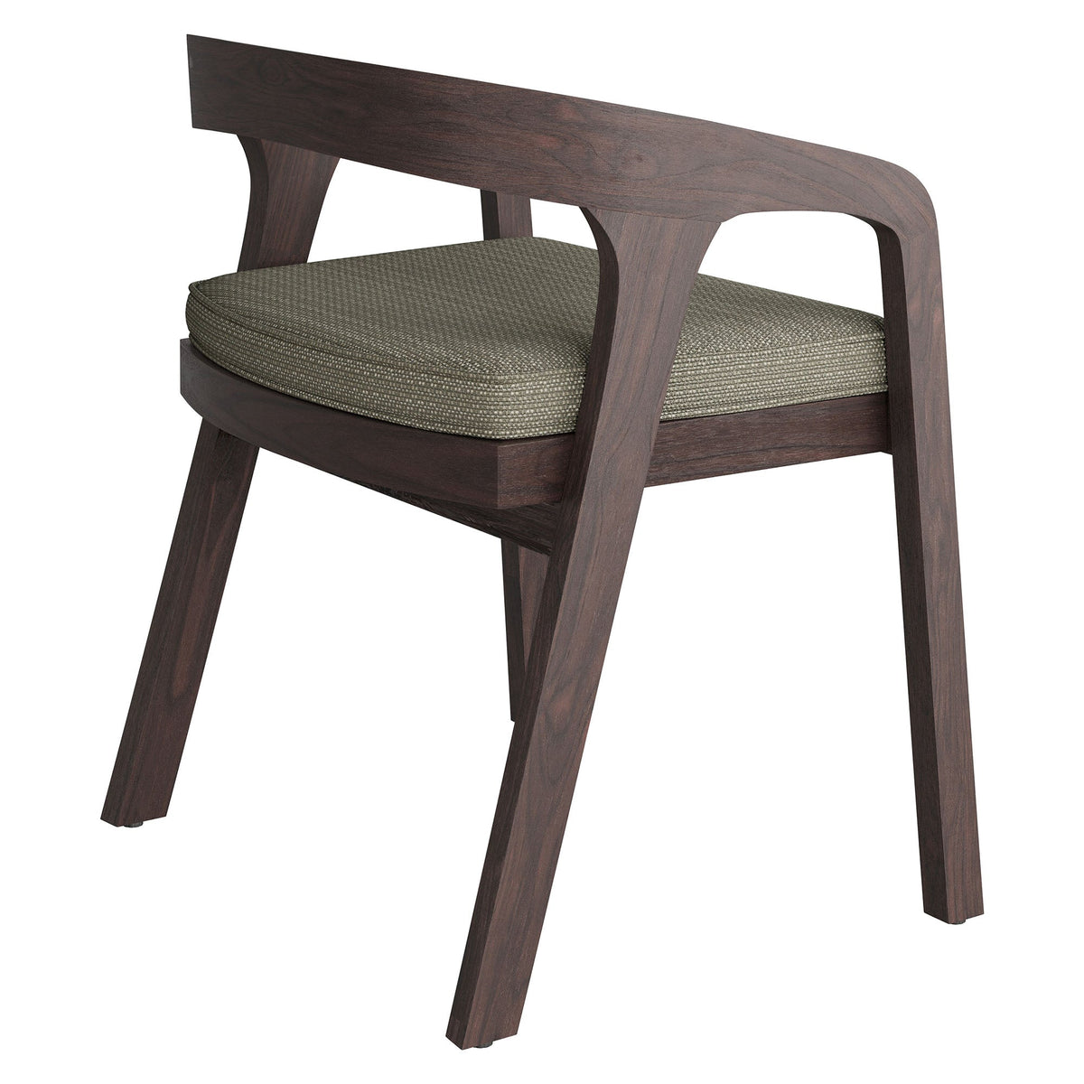 Kona Outdoor Teak Wood Barrel Dining Chair