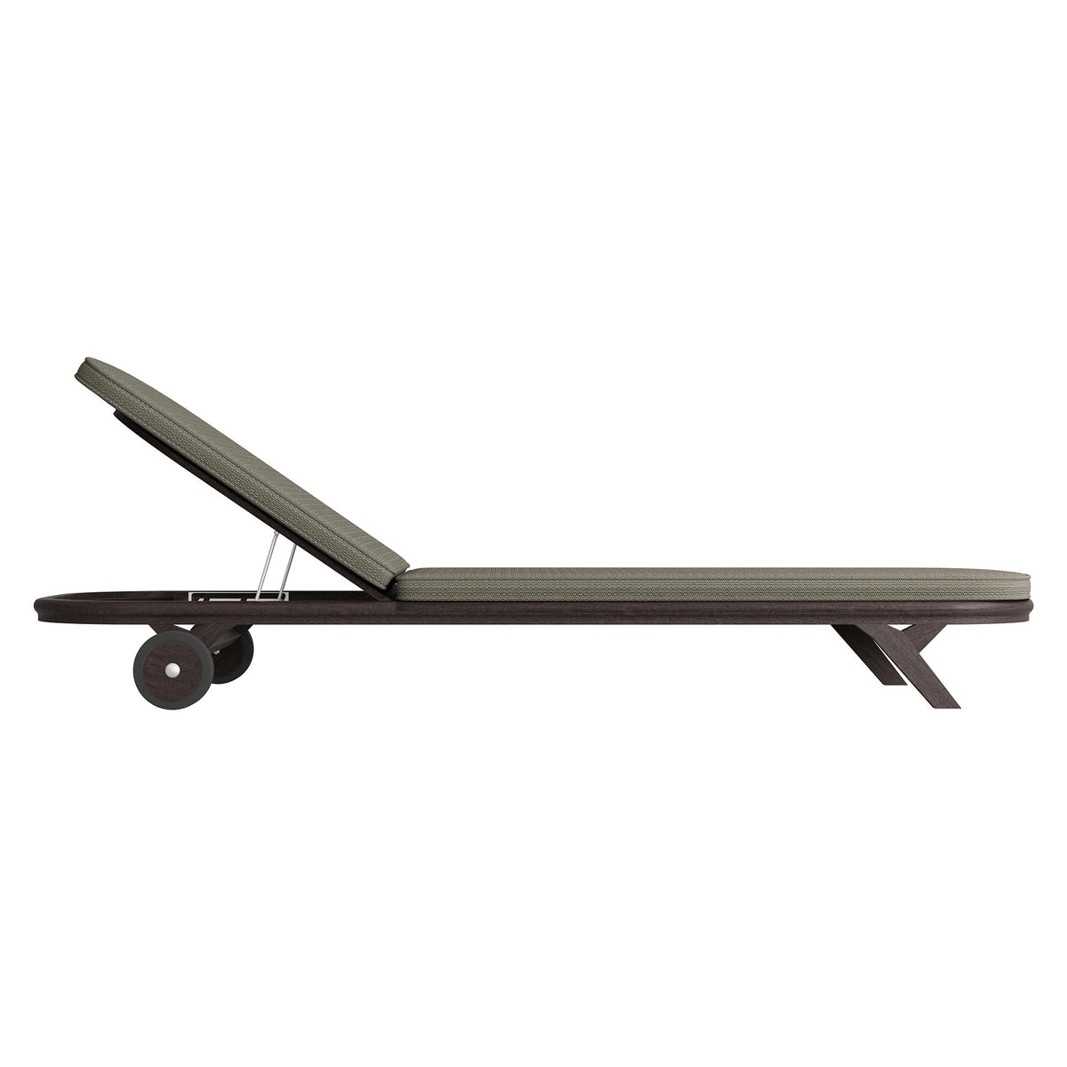 Kona Outdoor Teak Wood Chaise Lounge Chair