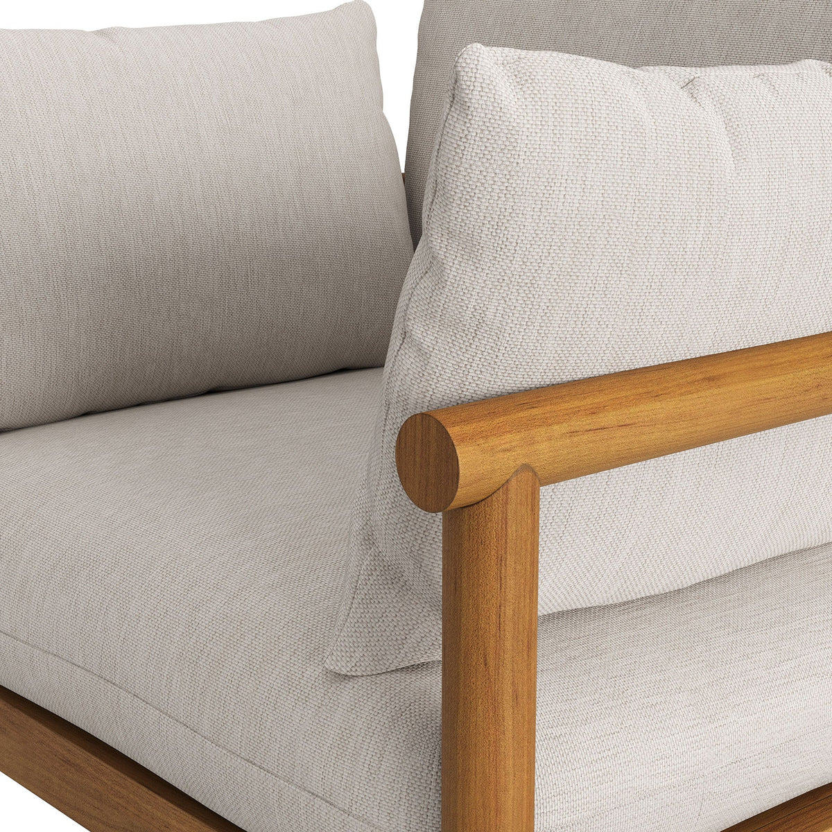 Eleni Outdoor Teak Wood Armchair