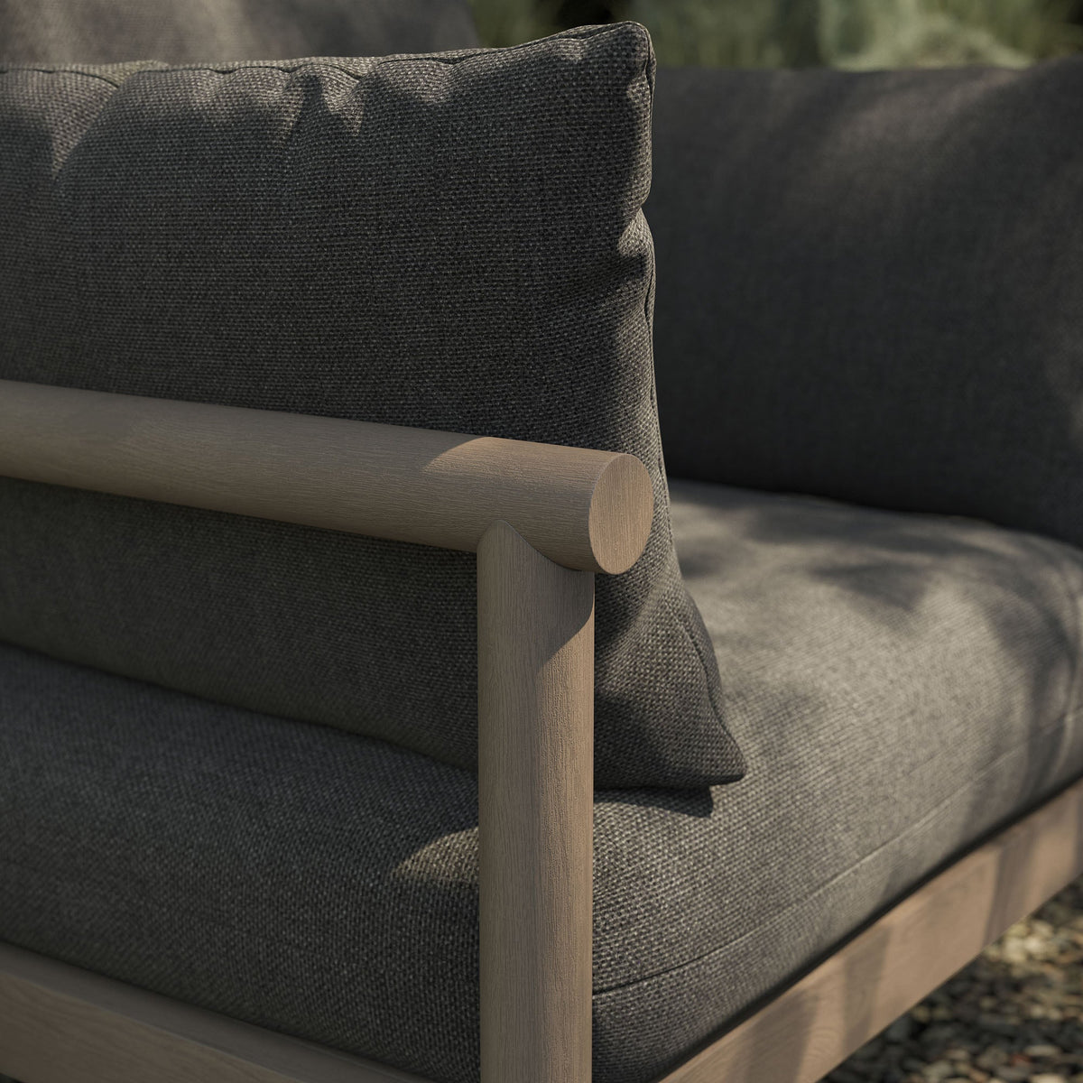 Eleni Outdoor Teak Wood Armchair