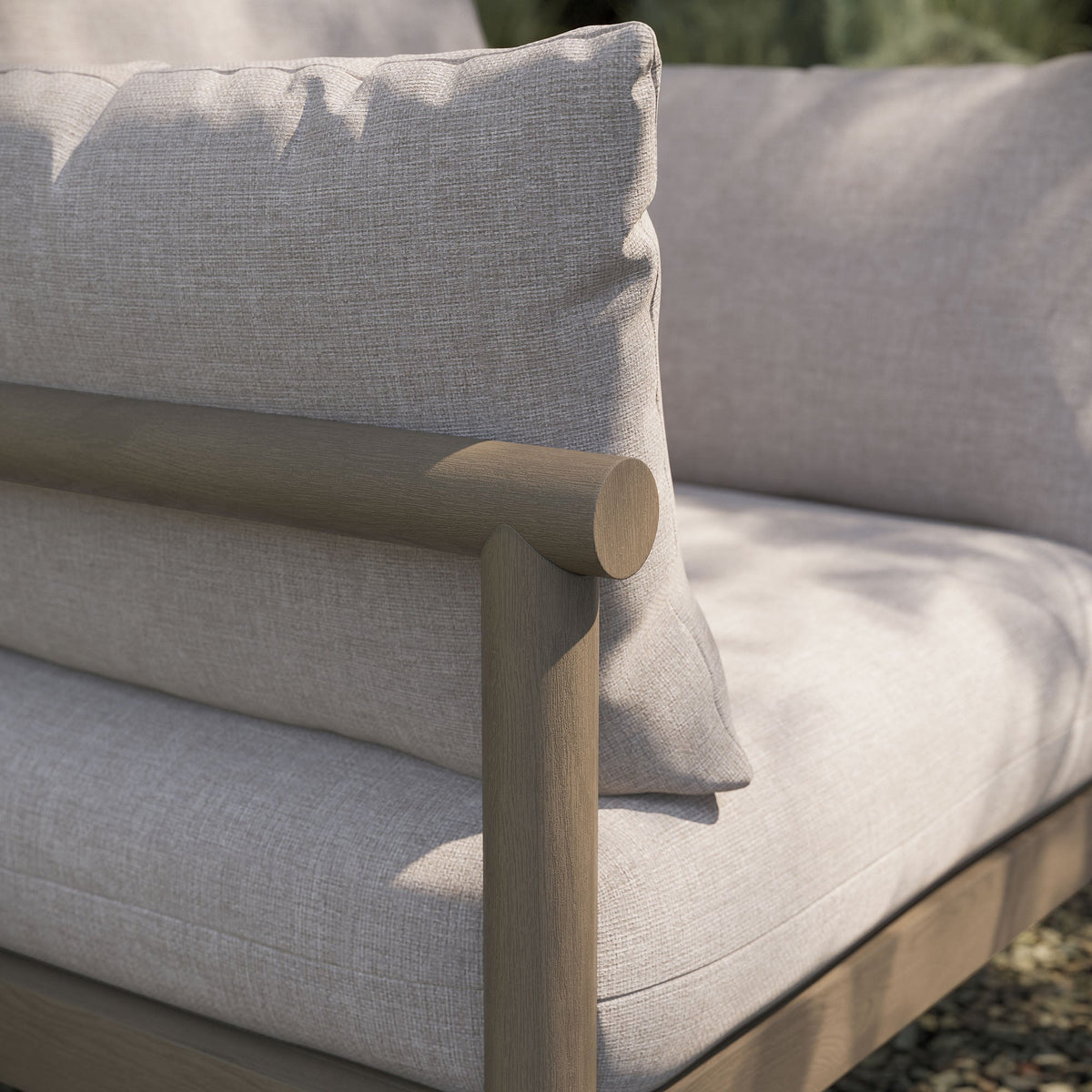 Eleni Outdoor Teak Wood Armchair