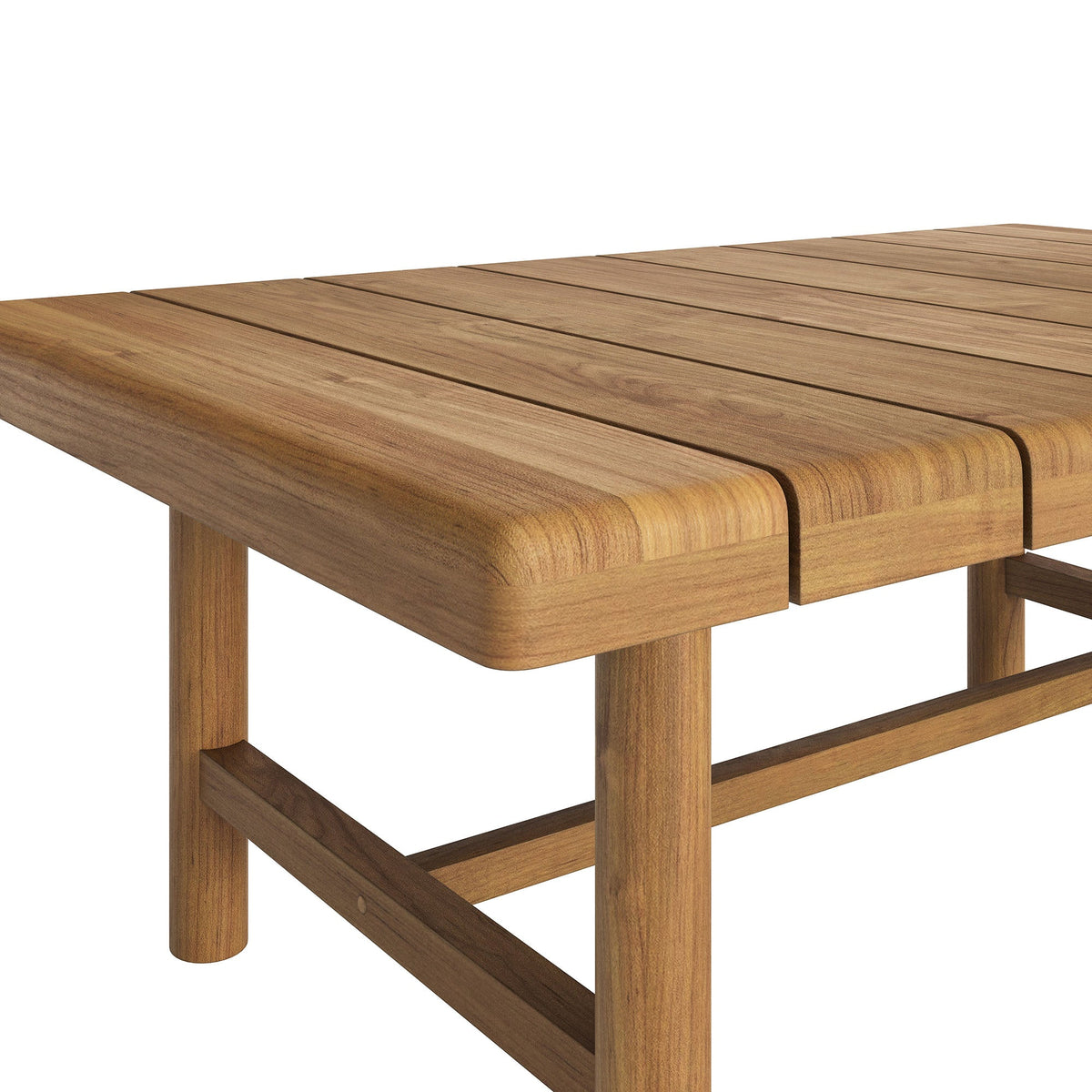 Eleni 41-Inch Outdoor Teak Wood Coffee Table