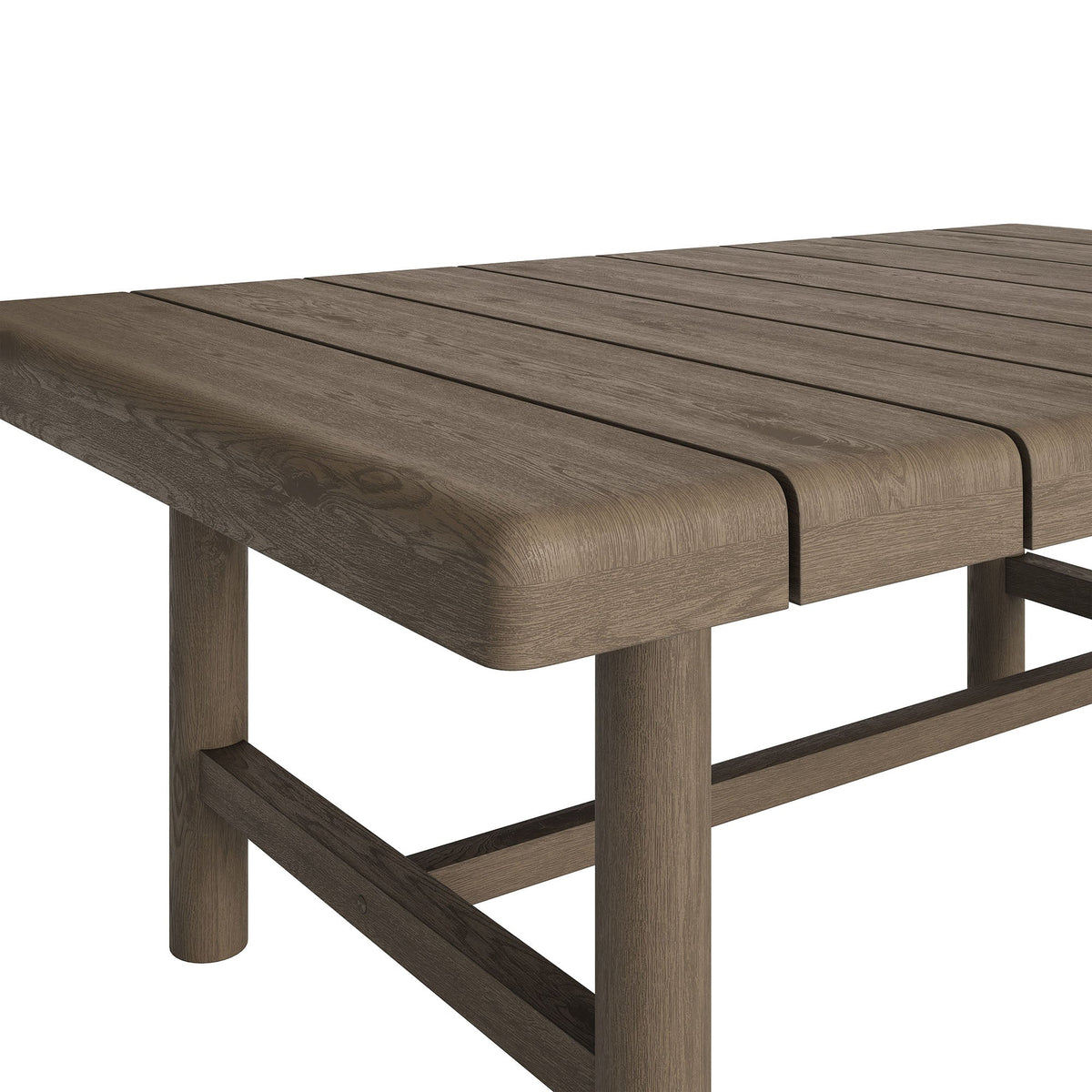 Eleni 41-Inch Outdoor Teak Wood Coffee Table